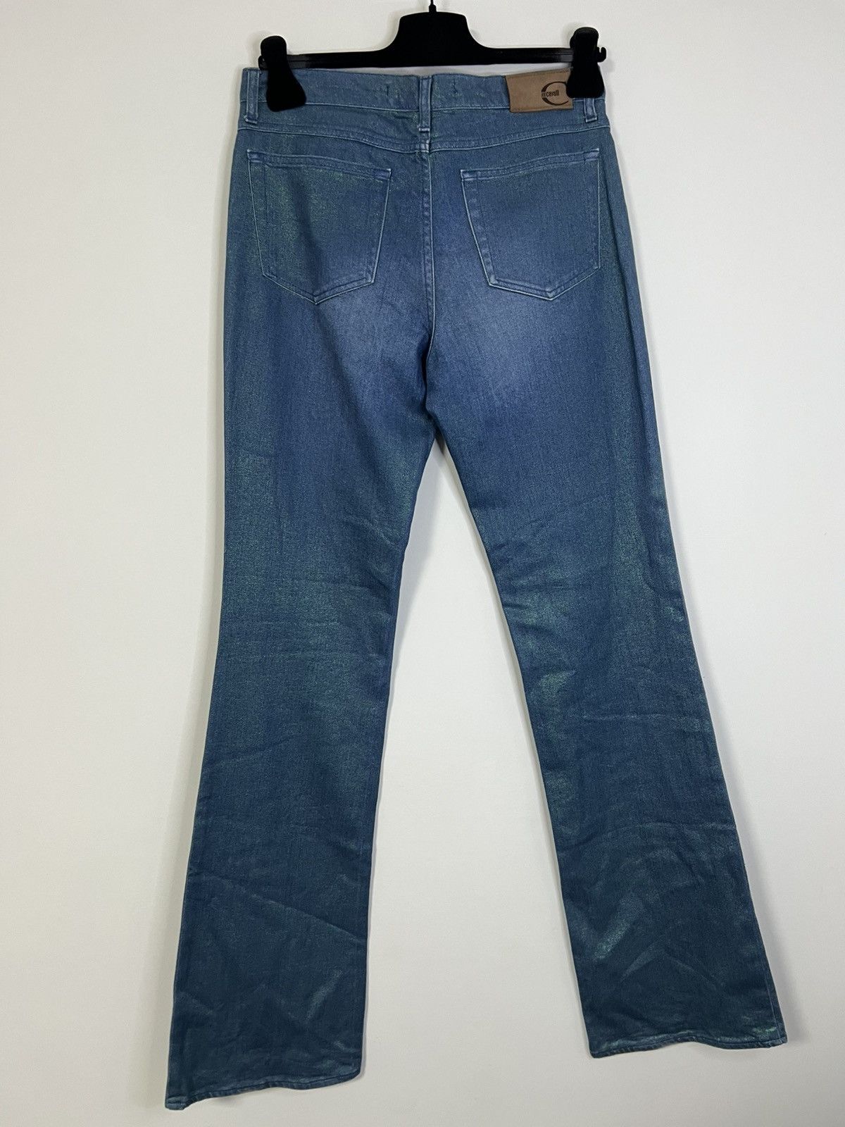 Just Cavalli Just cavalli flared blue denim M glitter Size 28" / US 6 / IT 42 - 4 Thumbnail