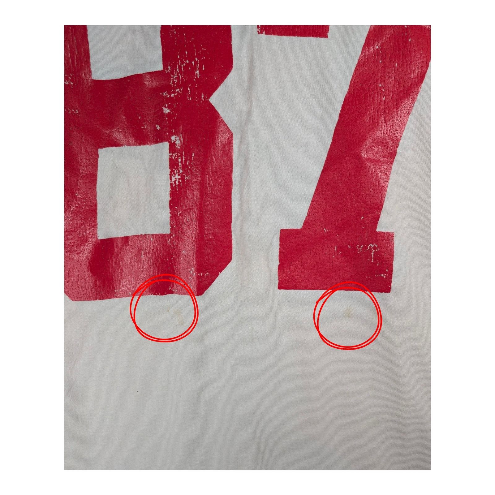 REVOLVE Revolve Daydreamer 87 Oversized Jersey Dirty White Tee Shirt Size M / US 6-8 / IT 42-44 - 6 Thumbnail