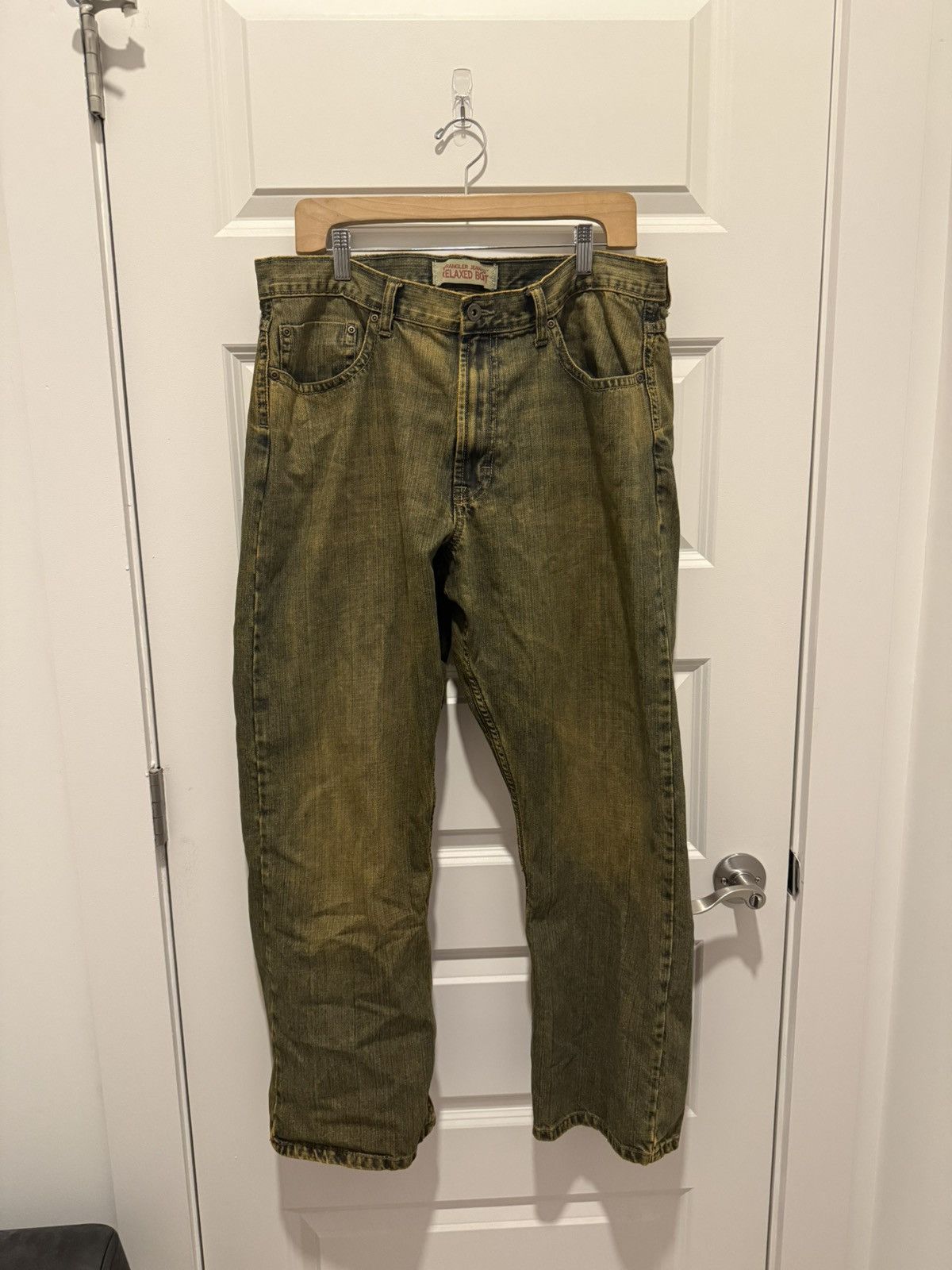 Vintage Rust Wash Denim Wrangler