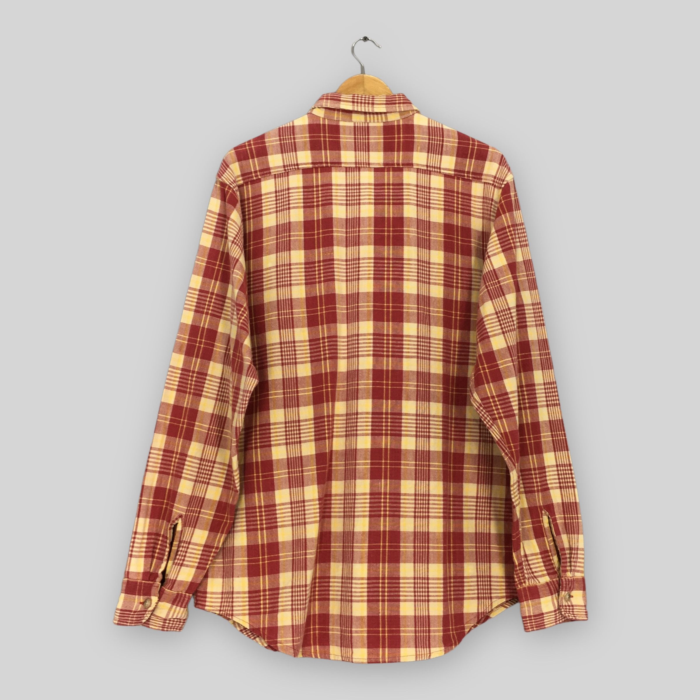 Flannel × Japanese Brand × Vintage Vintage OshKosh B'gosh Checkered Flannel Shirt Large Size US L / EU 52-54 / 3 - 7 Thumbnail