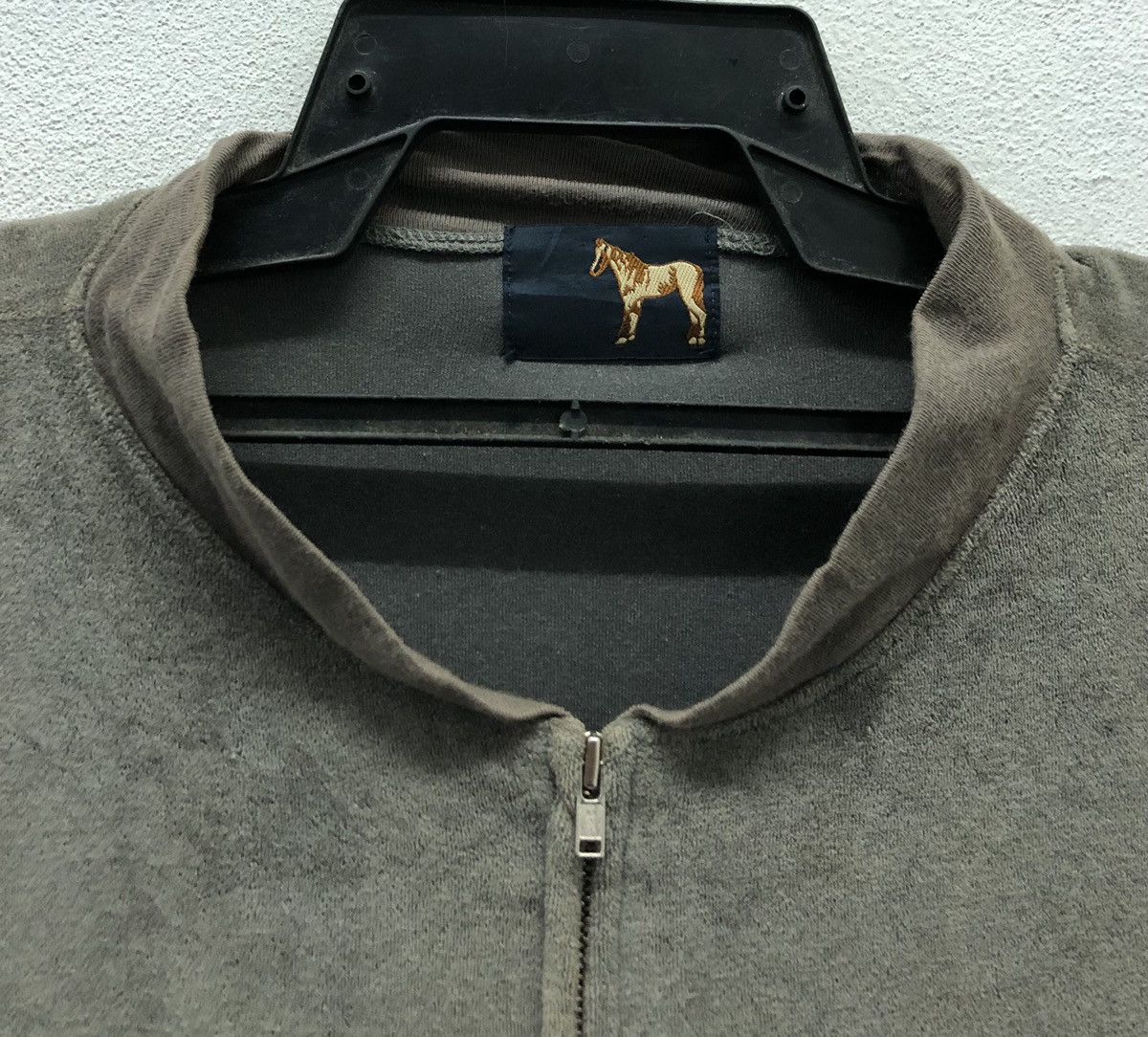 United Arrows Vintage United Arrows Horse Logo Velour Jacket Made In Japan Size US L / EU 52-54 / 3 - 3 Thumbnail