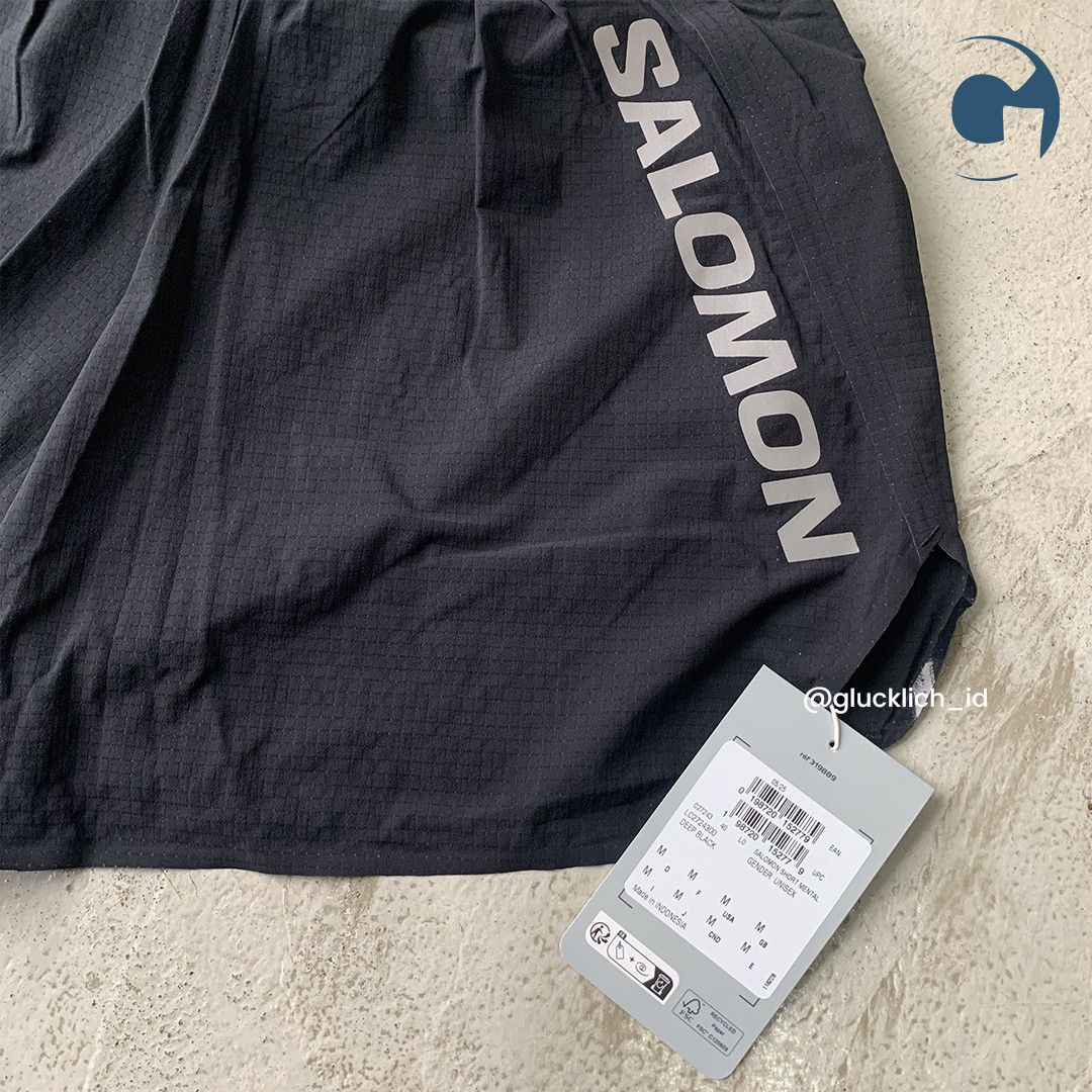 Salomon, Short x Mental Athletic in Deep Black