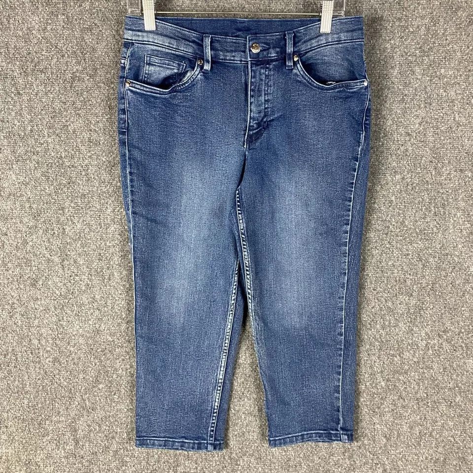 Other Venus Capri Jeans Women's Size 8 Denim Stretch Cotton Blend Size 30" / US 8 / IT 44 - 1 Thumbnail