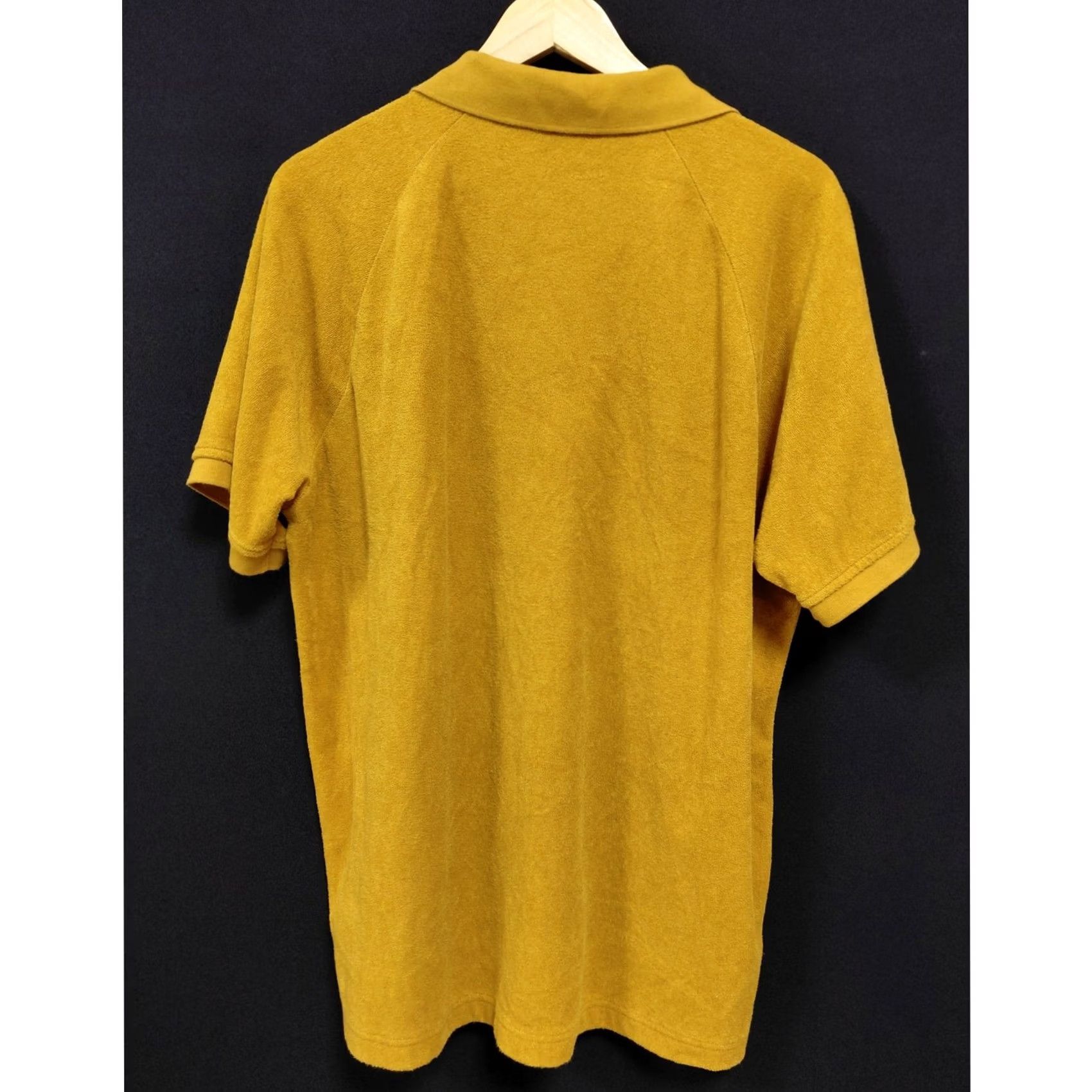 J.Crew J.Crew Mustard Yellow Solid Knit Men XL Polo Shirt Size US XL / EU 56 / 4 - 2 Thumbnail
