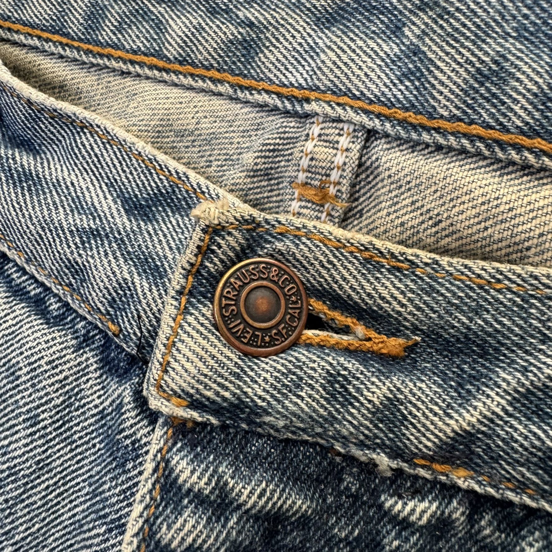 Levi's × Levi's Vintage Clothing Levi's 416 Orange Tab tapered stonewash jeans Size US 36 / EU 52 - 6 Thumbnail
