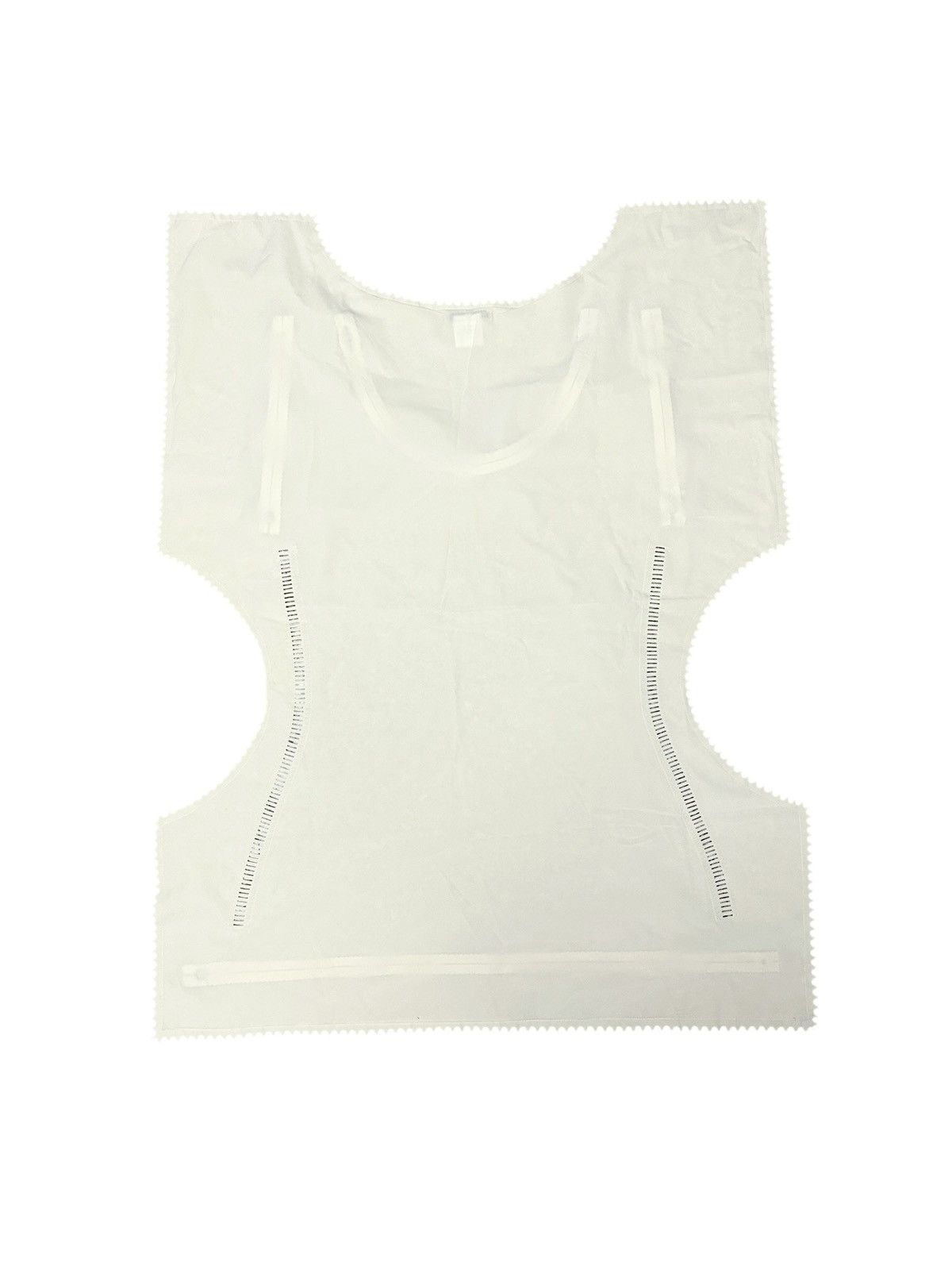 Issey Miyake S/S 00 Laser Cut Zip Top Size M / US 6-8 / IT 42-44 - 3 Thumbnail