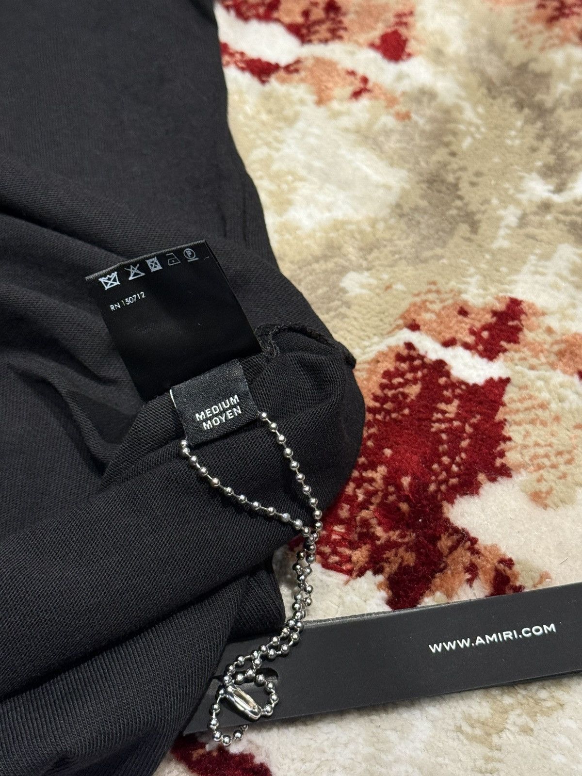 Amiri AMIRI Black T-Shirt - 100% Authentic - Size M - NEW Size US M / EU 48-50 / 2 - 5 Thumbnail