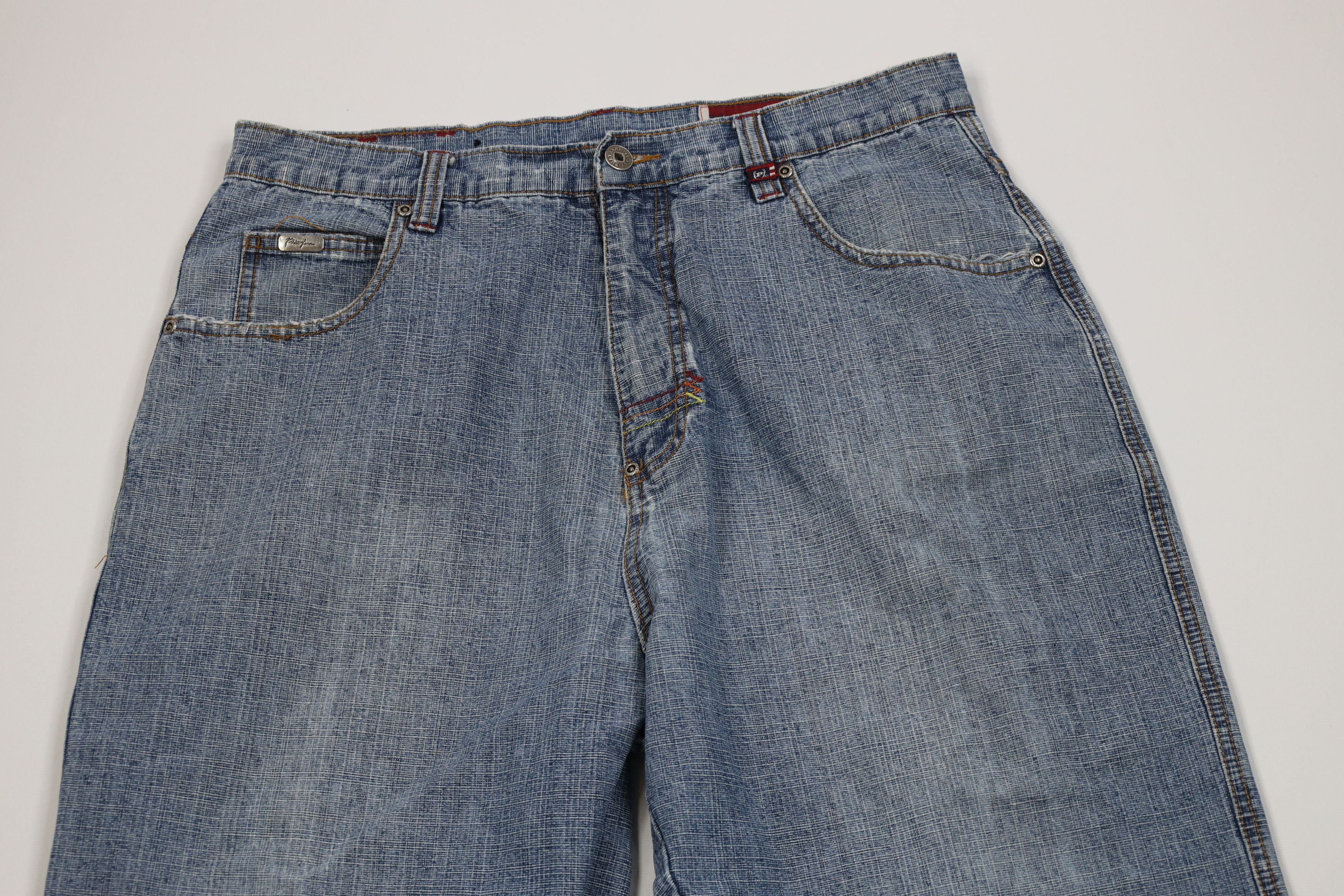 Phat Farm Vintage 90s Y2K Phat Farm Baggy Fit Wide Leg Denim Jeans Size US 34 / EU 50 - 2 Thumbnail