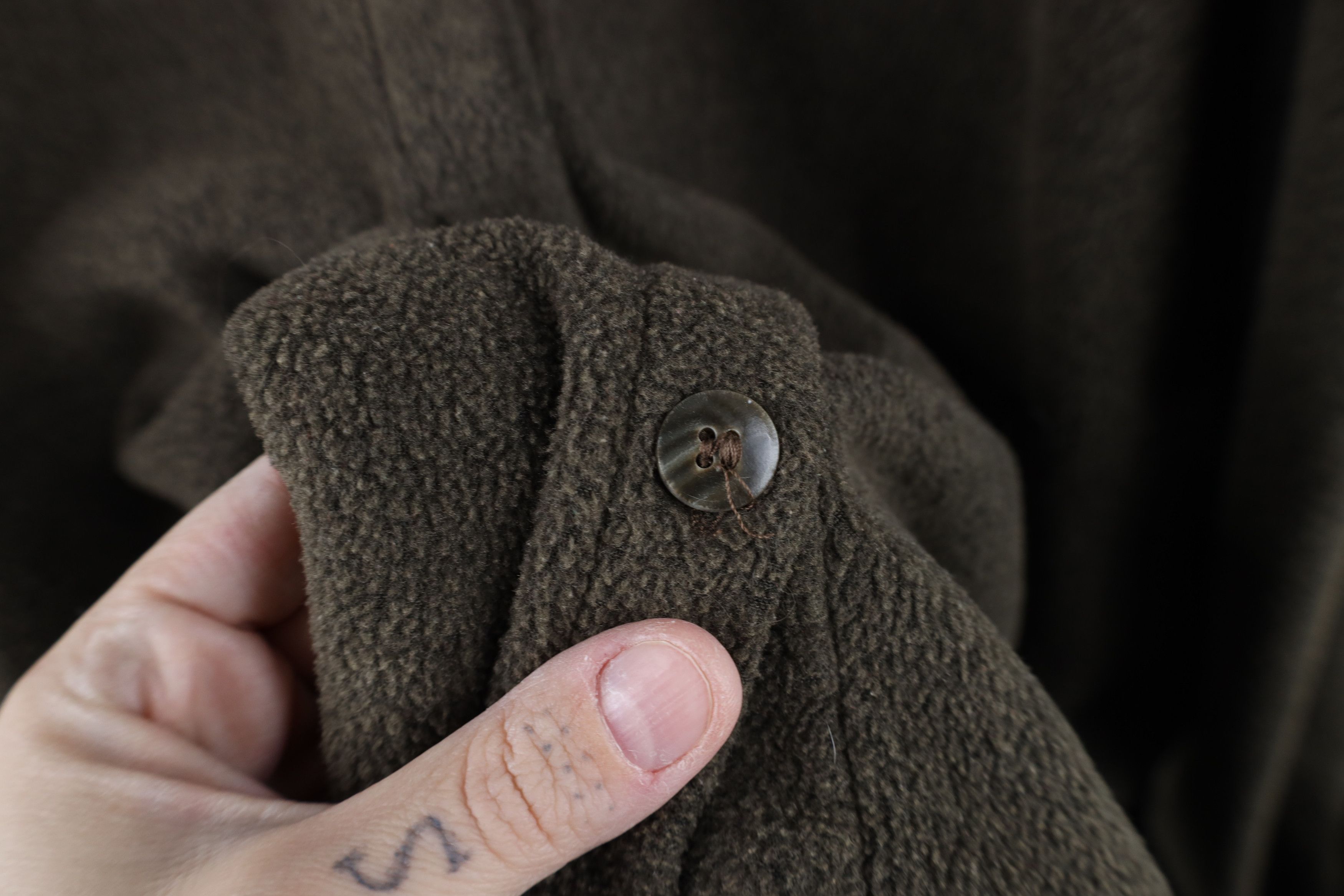 Eddie Bauer Vintage 90s Eddie Bauer Collared Fleece Button Shirt Brown Size XL / US 12-14 / IT 48-50 - 5 Thumbnail