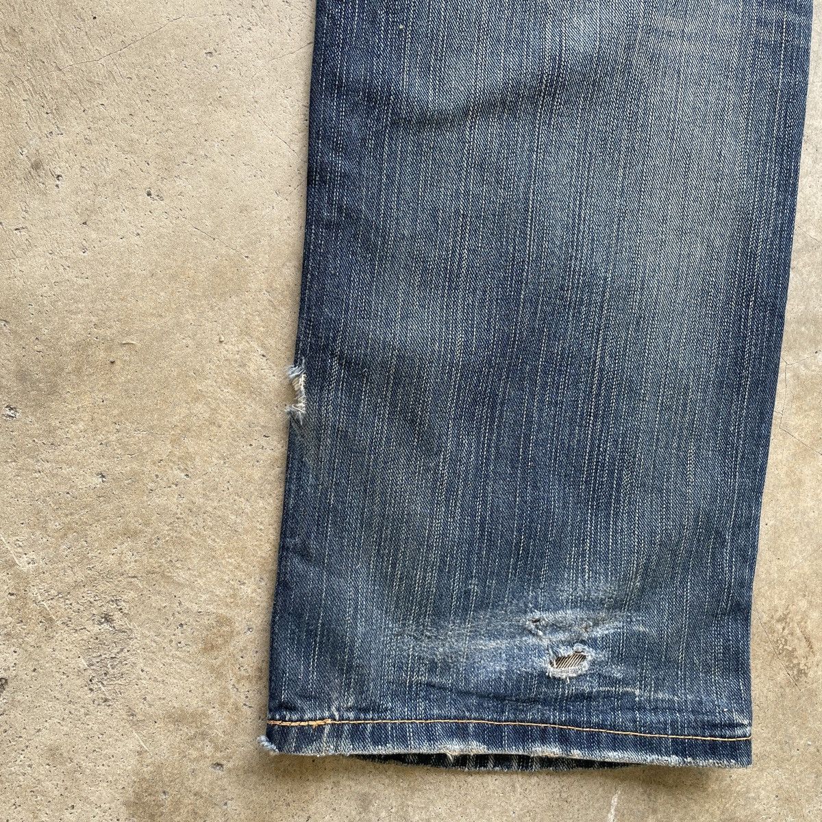 Japanese Brand W33x33.5💥 Vintage Edwin XV-S Faded BAGGY Jeans Denim Pants Size US 33 - 11 Thumbnail