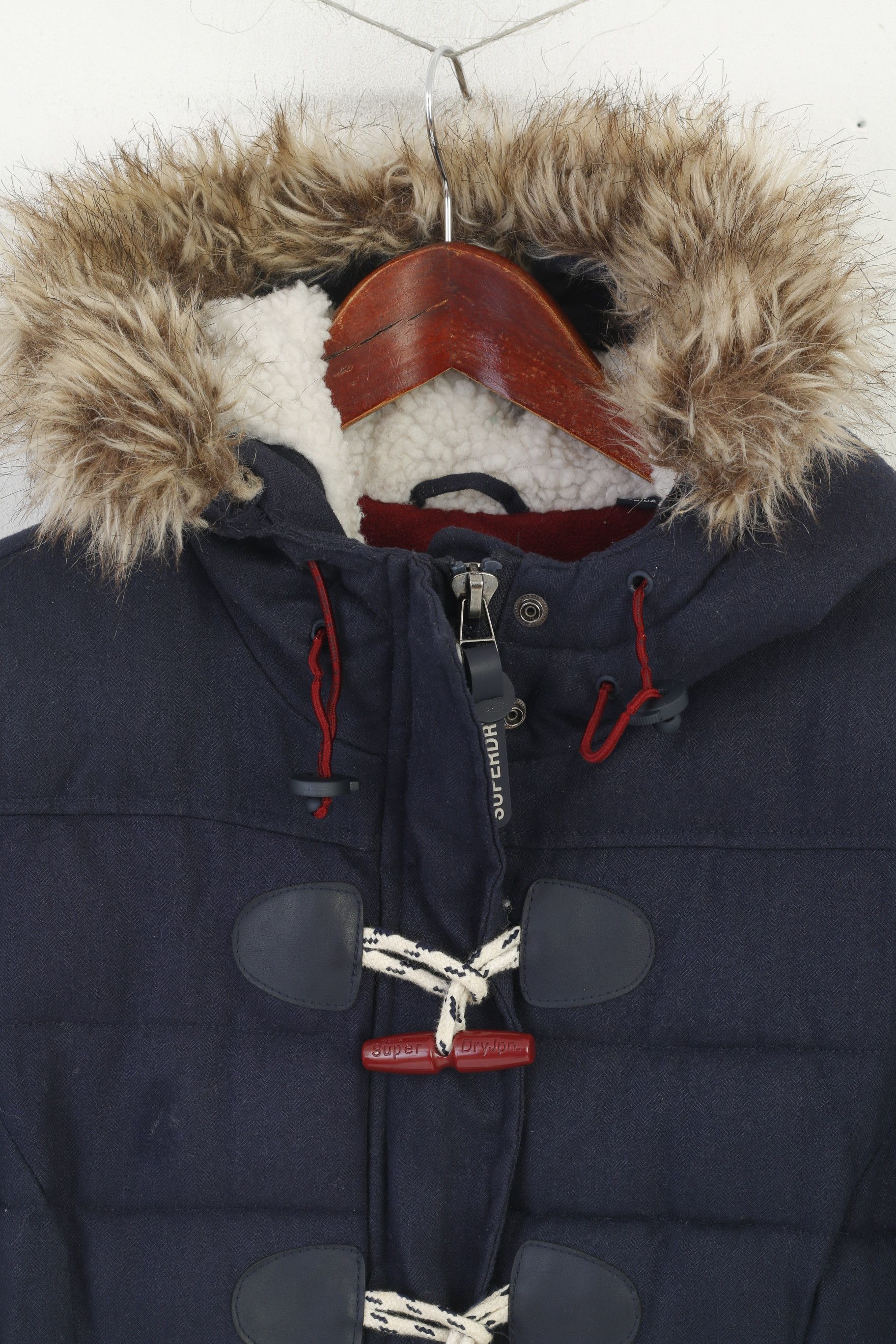 Superdry Superdry Women 8 35 S Jacket Navy Padded 6363 Size S / US 4 / IT 40 - 3 Thumbnail