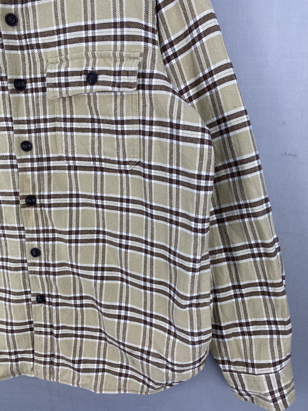 L.L. Bean L.L Bean Heavy Flannel Shirt Plaid Check Size US L / EU 52-54 / 3 - 3 Thumbnail