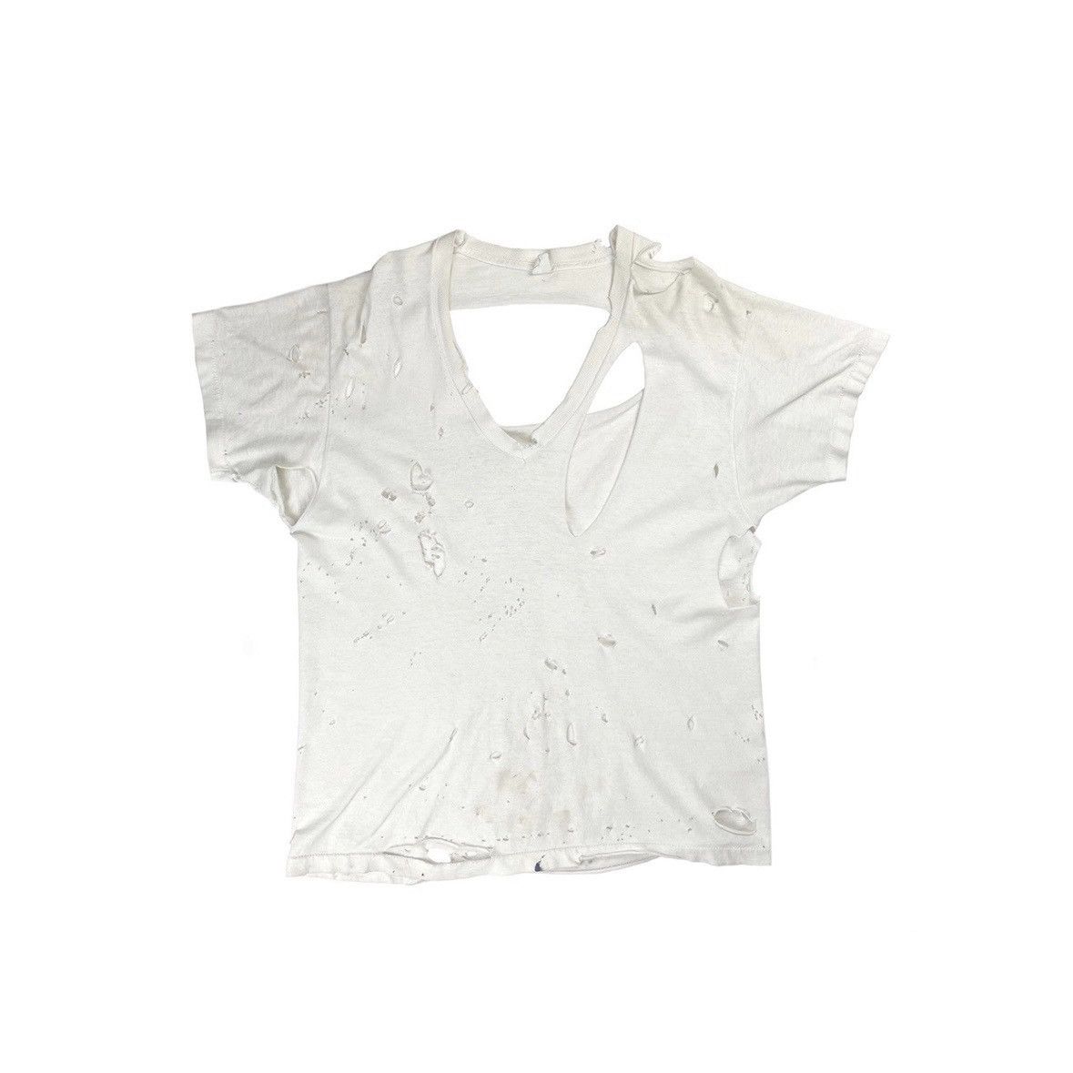 Vintage VINTAGE OBLITERATED V-NECK Size US L / EU 52-54 / 3 - 1 Thumbnail