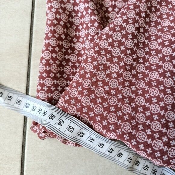 Other Vintage 80s Dress A Line Midi Drop Waist Prairie Cottage Size L / US 10 / IT 46 - 10 Thumbnail