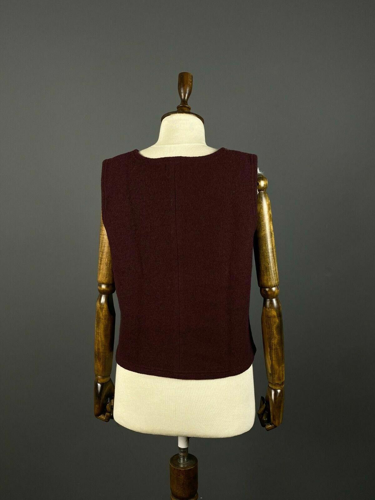 Designer Vintage Deerberg by Oska Red Bordo Sweater Size 38 / 40 Size M / US 6-8 / IT 42-44 - 6 Thumbnail