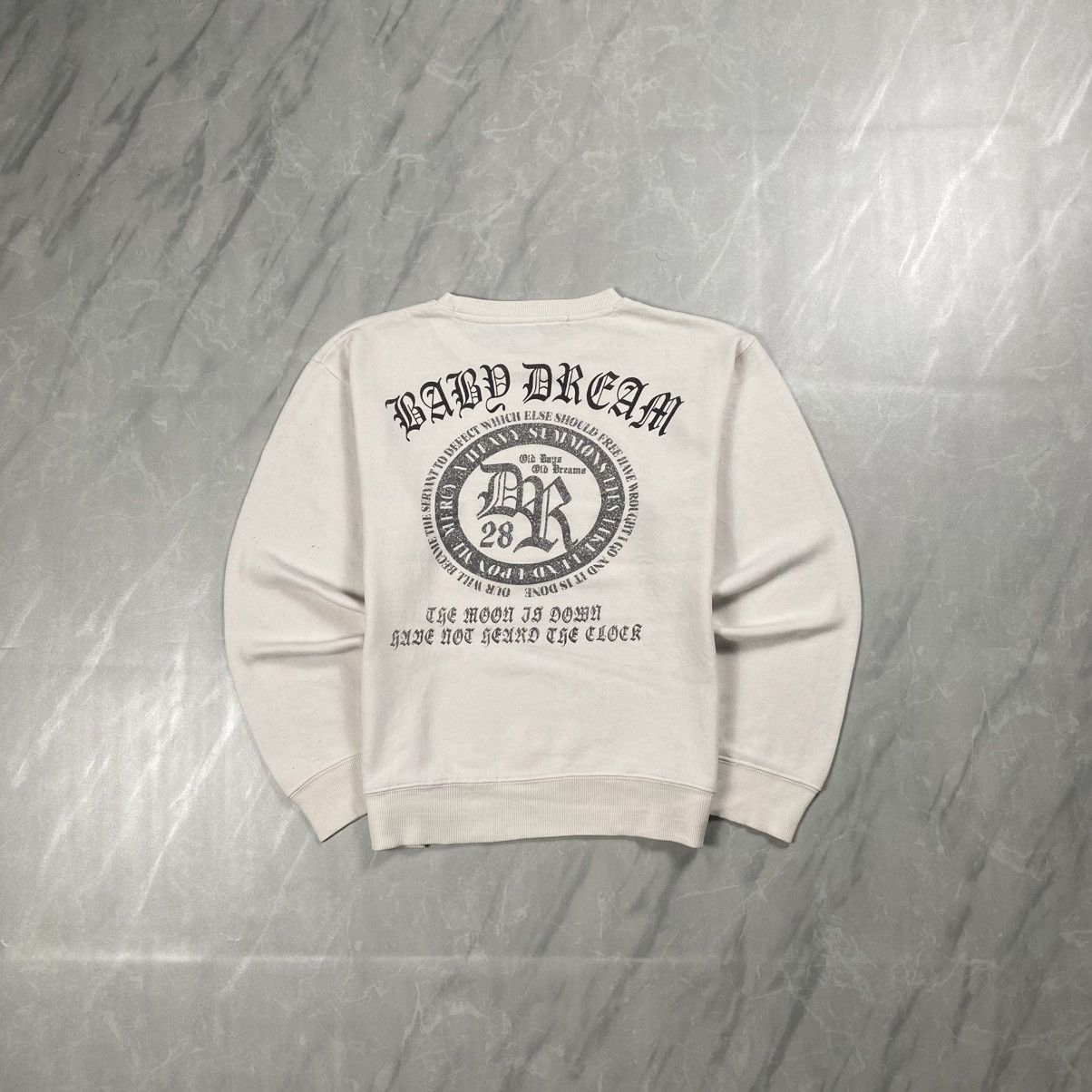 Japanese Brand Vintage y2k Baby Dream Poem Tattoo Boxy Crewneck Size M / US 6-8 / IT 42-44 - 1 Thumbnail