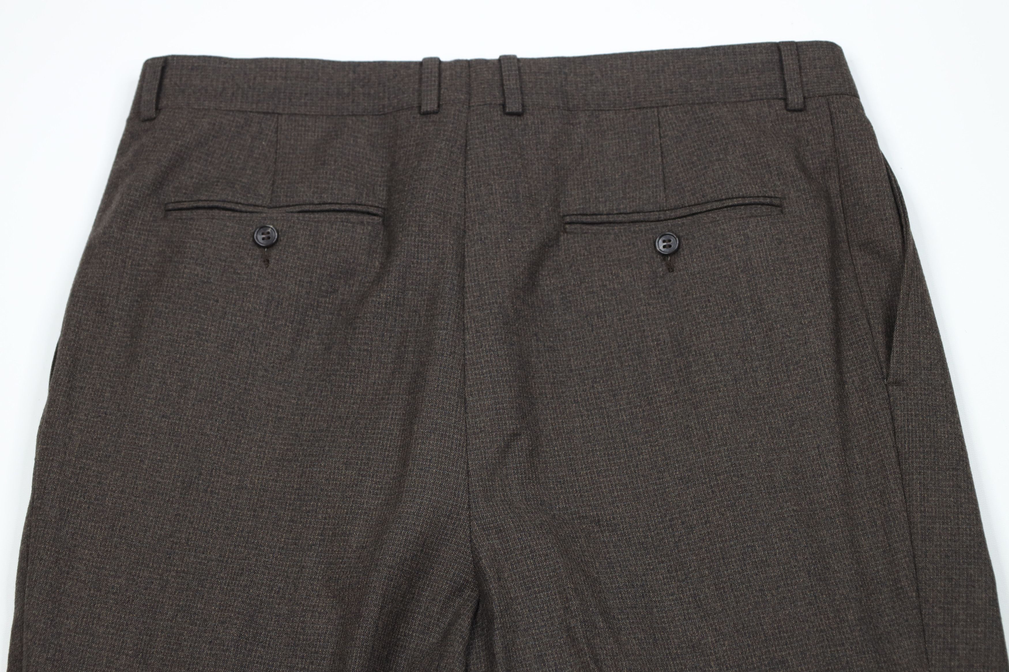 Vintage Vintage 90s Streetwear Cuffed Wide Leg Chino Pants Brown Size US 34 / EU 50 - 10 Thumbnail