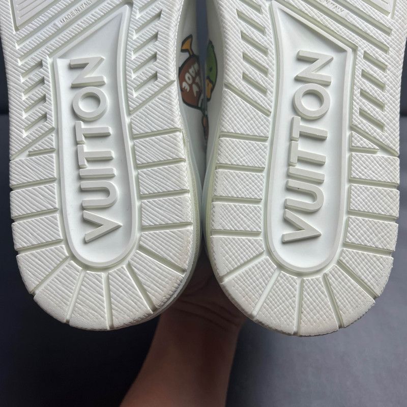 Louis Vuitton Nigo x Louis Vuitton White Low Top Sneakers -2508 Size US 8 / EU 41 - 5 Thumbnail