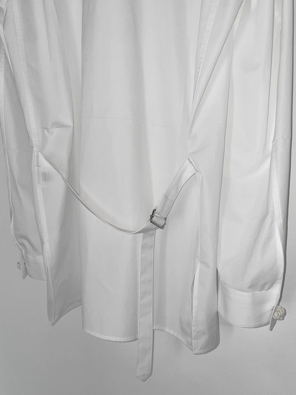 Bottega Veneta RUNWAY SS26 Bottega Veneta High Neck Poplin Shirt Size US S / EU 44-46 / 1 - 5 Thumbnail