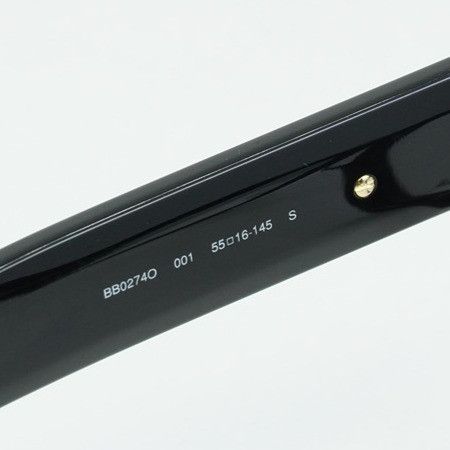 Balenciaga Balenciaga BB0274O 001 Eyeglasses Black 55mm Cat Eye Frame Size ONE SIZE - 7 Thumbnail
