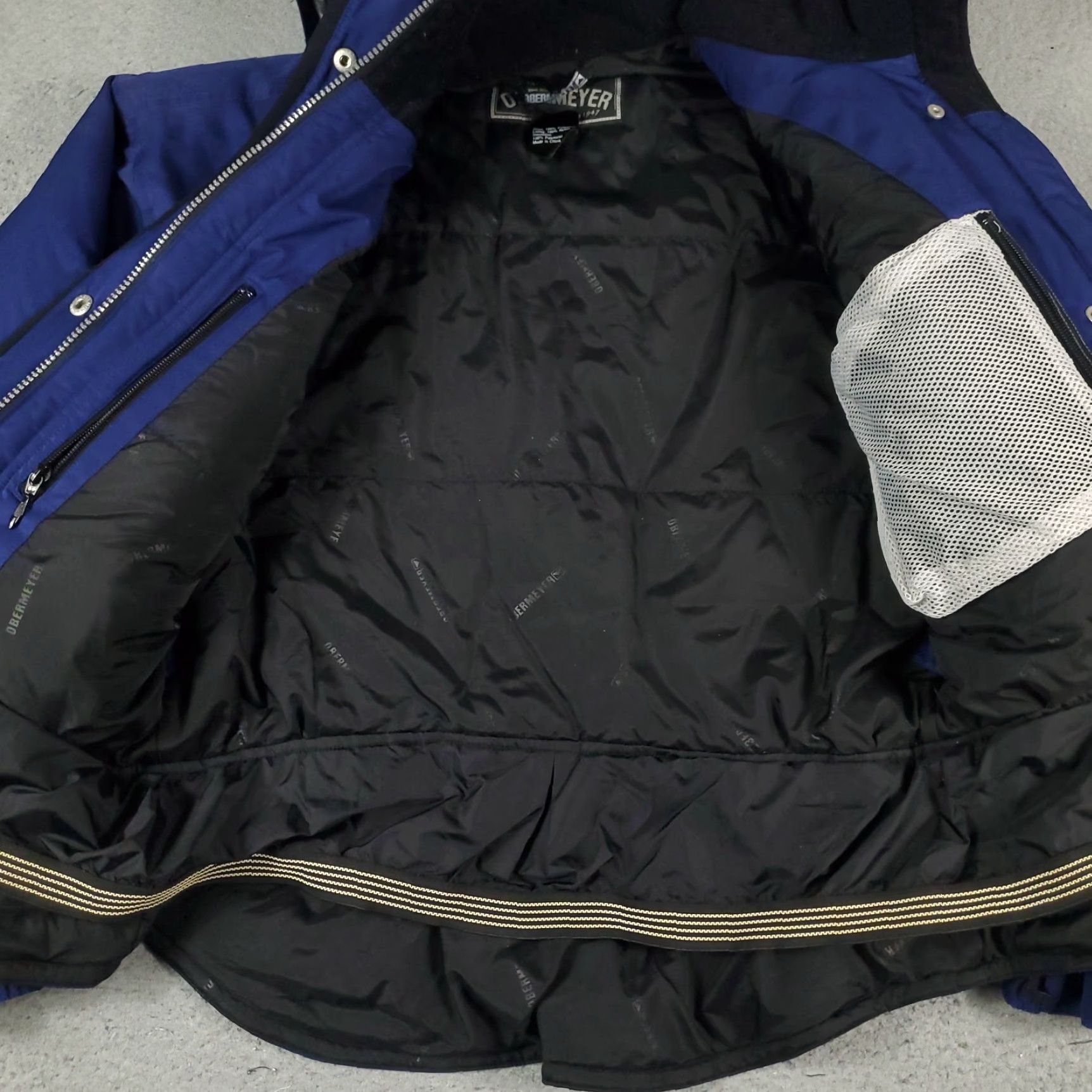 Obermeyer Obermeyer Jacket Womens Size 10 Blue Full Zip Coat Hoodie Bomber Jacket Pockets Size L / US 10 / IT 46 - 5 Thumbnail