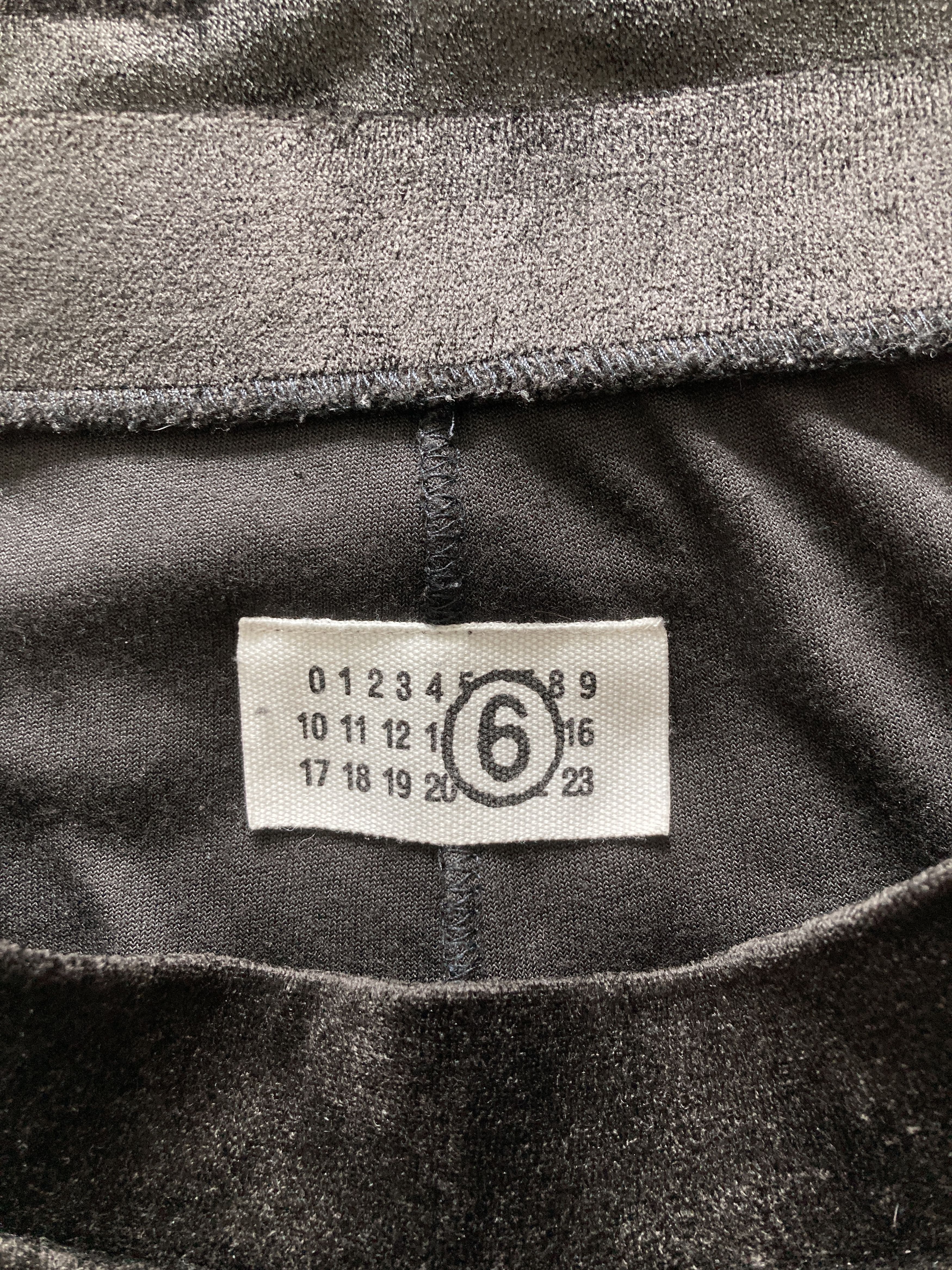 Maison Margiela Line 6 FW2007 Velvet Skirt Size 28" / US 6 / IT 42 - 7 Thumbnail