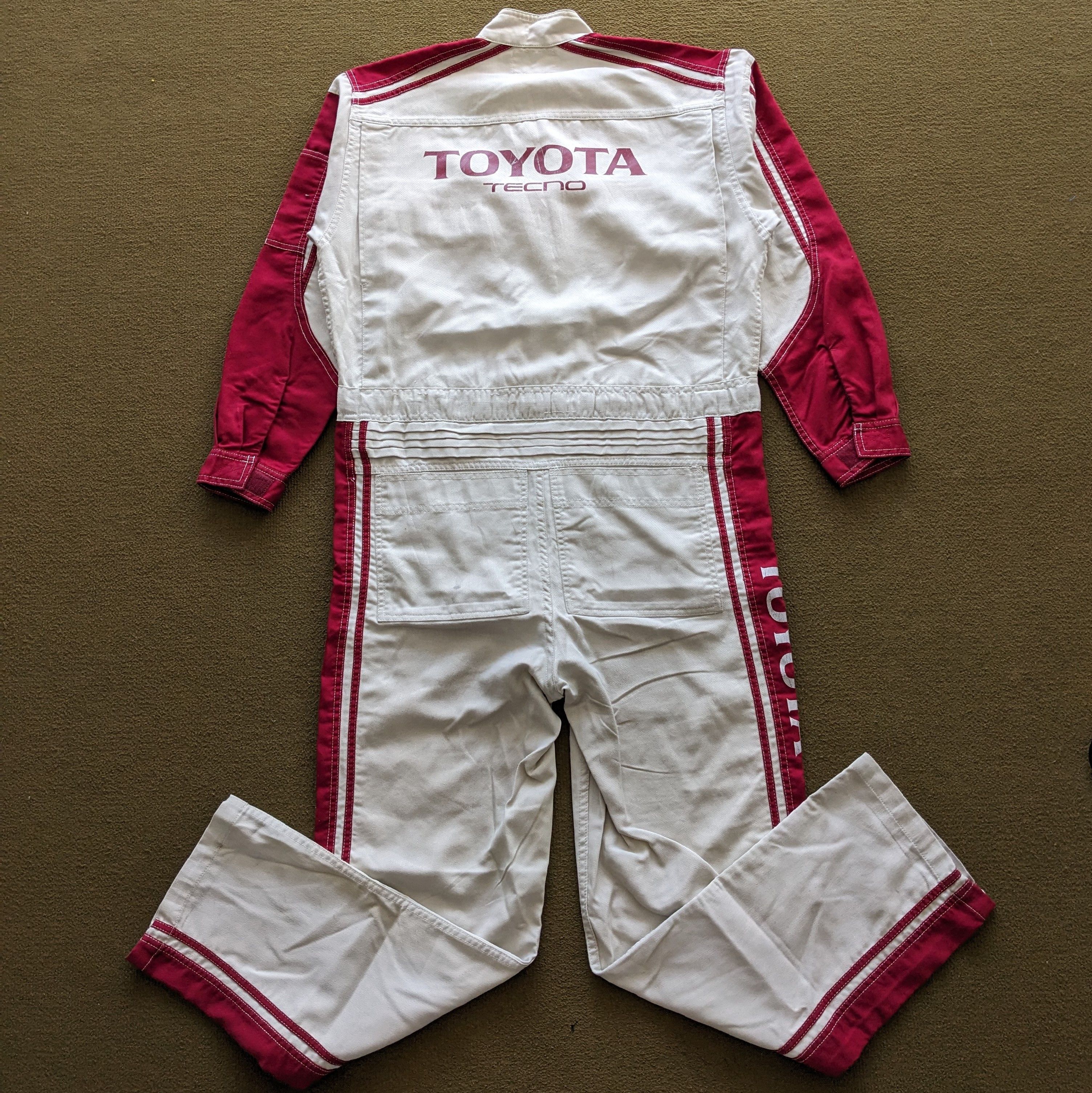 Vintage Vintage TOYOTA TECNO Racing Coverall Workwear Jacket Size US M / EU 48-50 / 2 - 1 Thumbnail