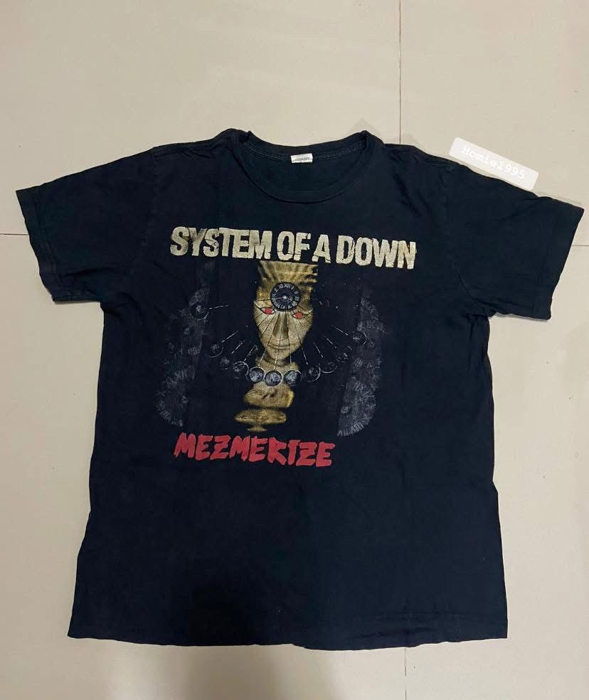 Band Tees × Vintage VTG.System of a down Album Mezmerize. Size US XL / EU 56 / 4 - 1 Thumbnail