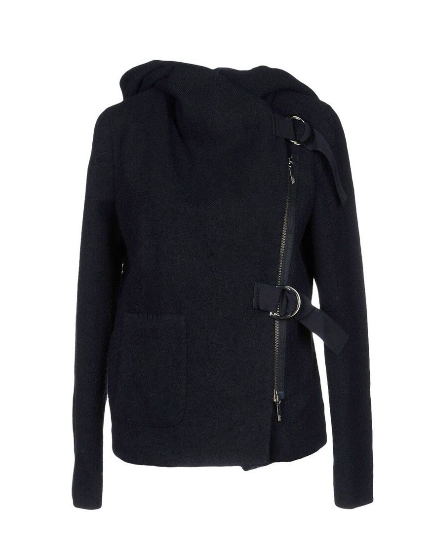 Armani Armani Jeans Bouclé Hoodie Jacket Size ONE SIZE - 1 Thumbnail
