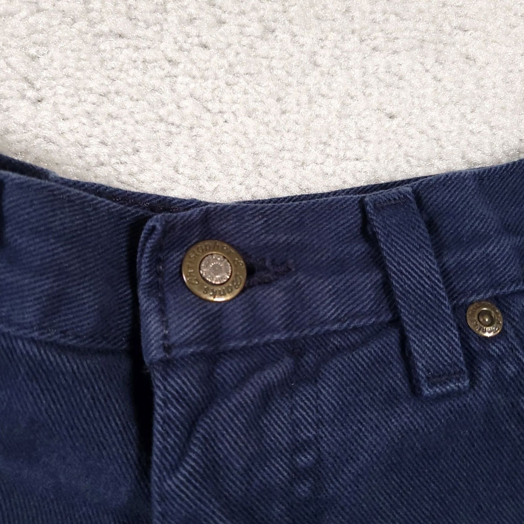 Vintage VINTAGE Christopher & Banks Carpenter Shorts Women's 10 Navy Blue 5" High Rise Size 32" / US 10 / IT 46 - 4 Thumbnail