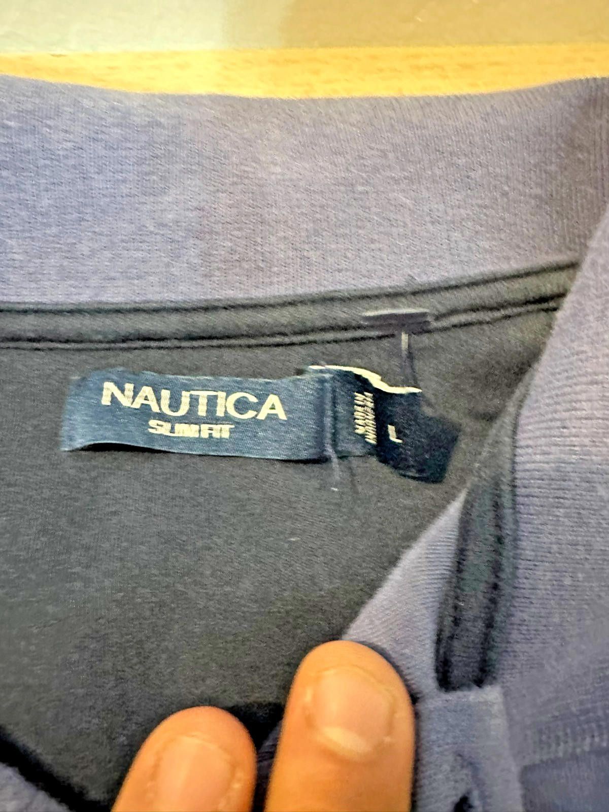 Nautica NAUTICA Slim Fit Polo Navy Blue, Men's Size Large Size US L / EU 52-54 / 3 - 8 Thumbnail