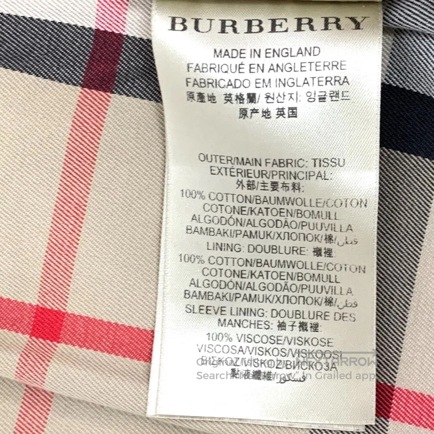 Burberry Burberry Khaki Cotton Notched Lapel Double Breasted Long S Size S / US 4 / IT 40 - 7 Thumbnail