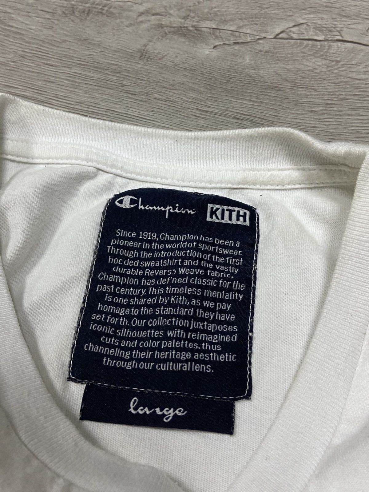 Champion × Kith Champion Kith box logo Tee t-shirt Size US L / EU 52-54 / 3 - 5 Thumbnail