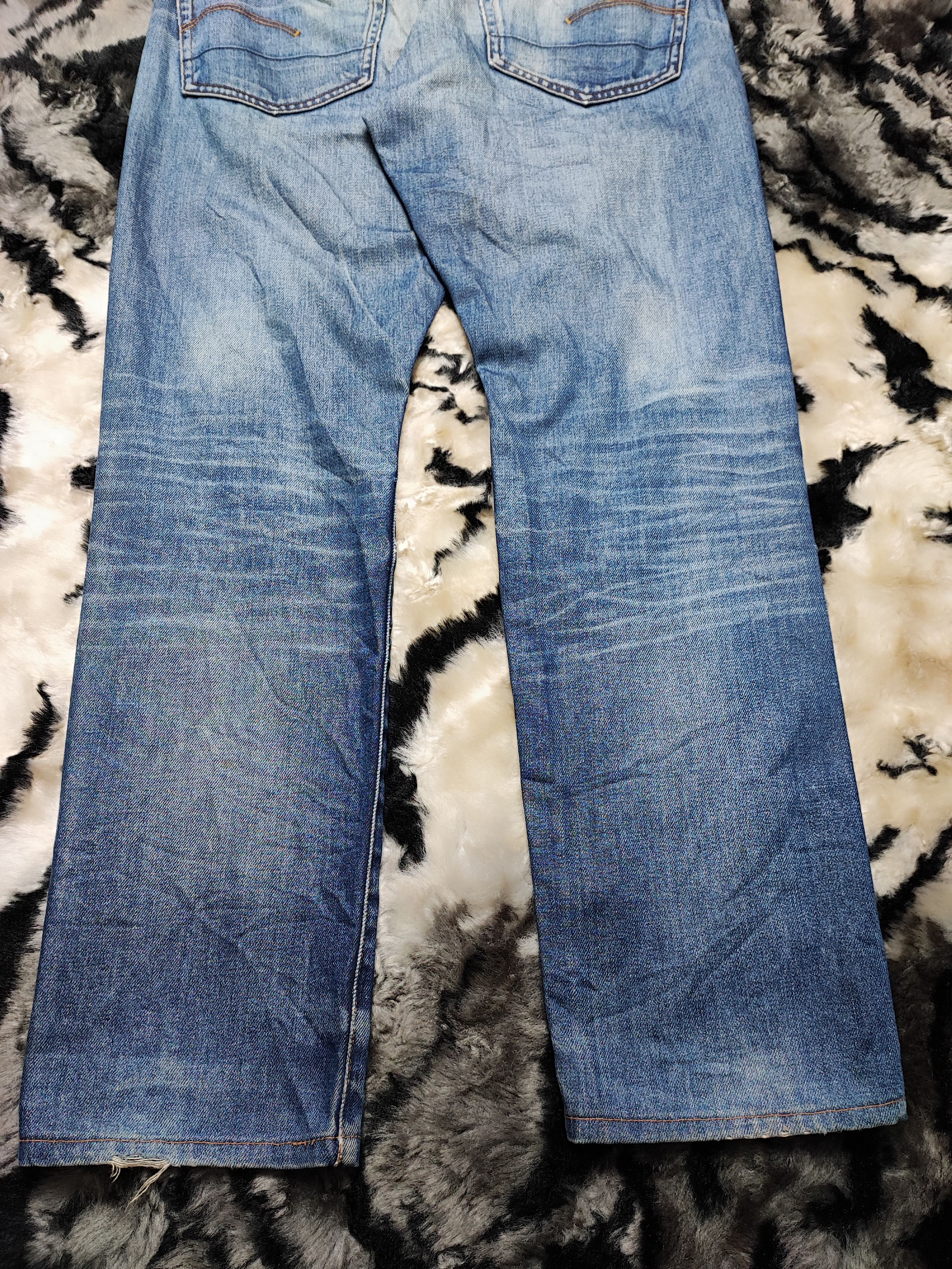 G-Star G Star Raw Jean Distress Stone Wash Size US 31 - 9 Thumbnail