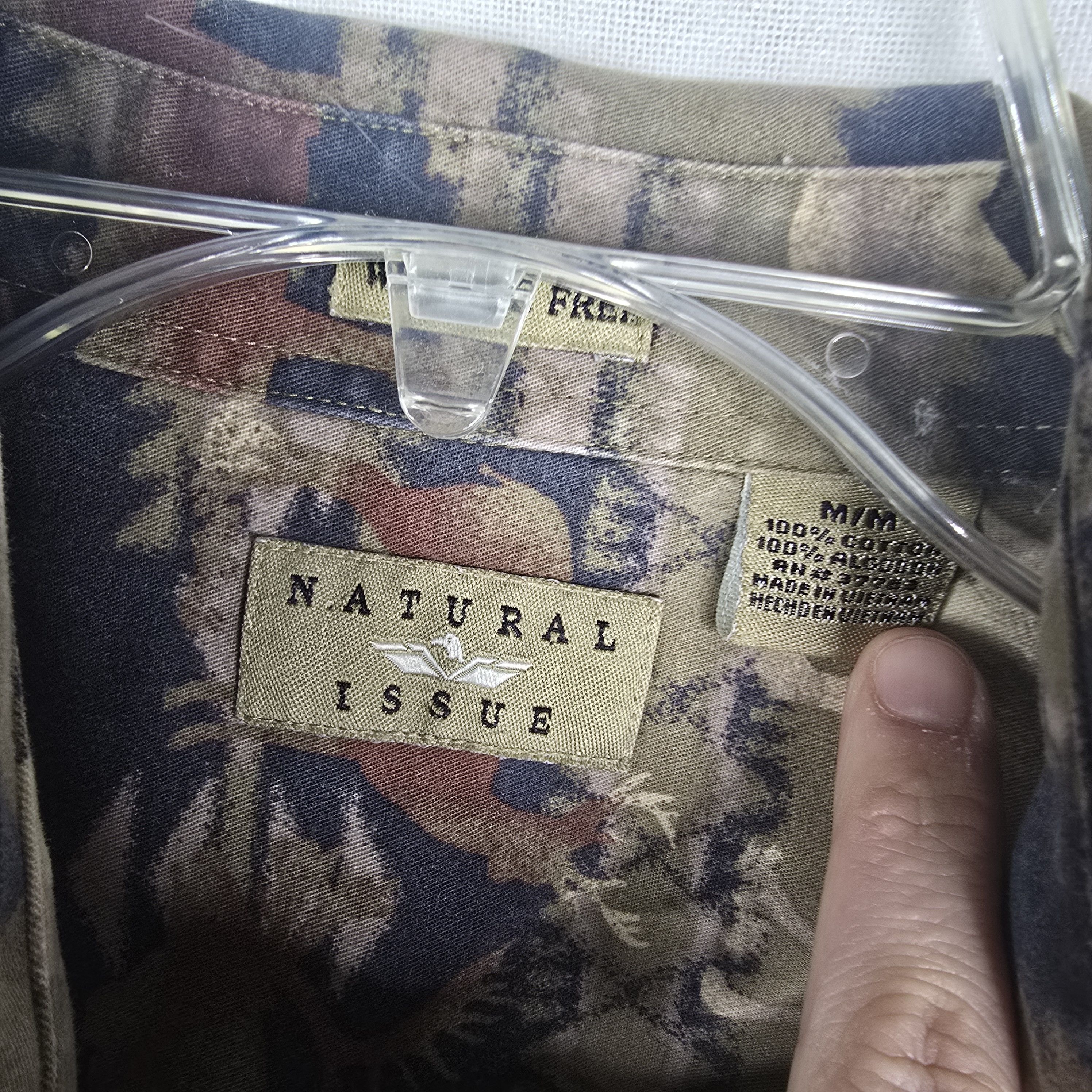 Natural Issue Natural Issue Mens Medium Deer Elk Aztec Y2k Button Up Size US M / EU 48-50 / 2 - 5 Thumbnail