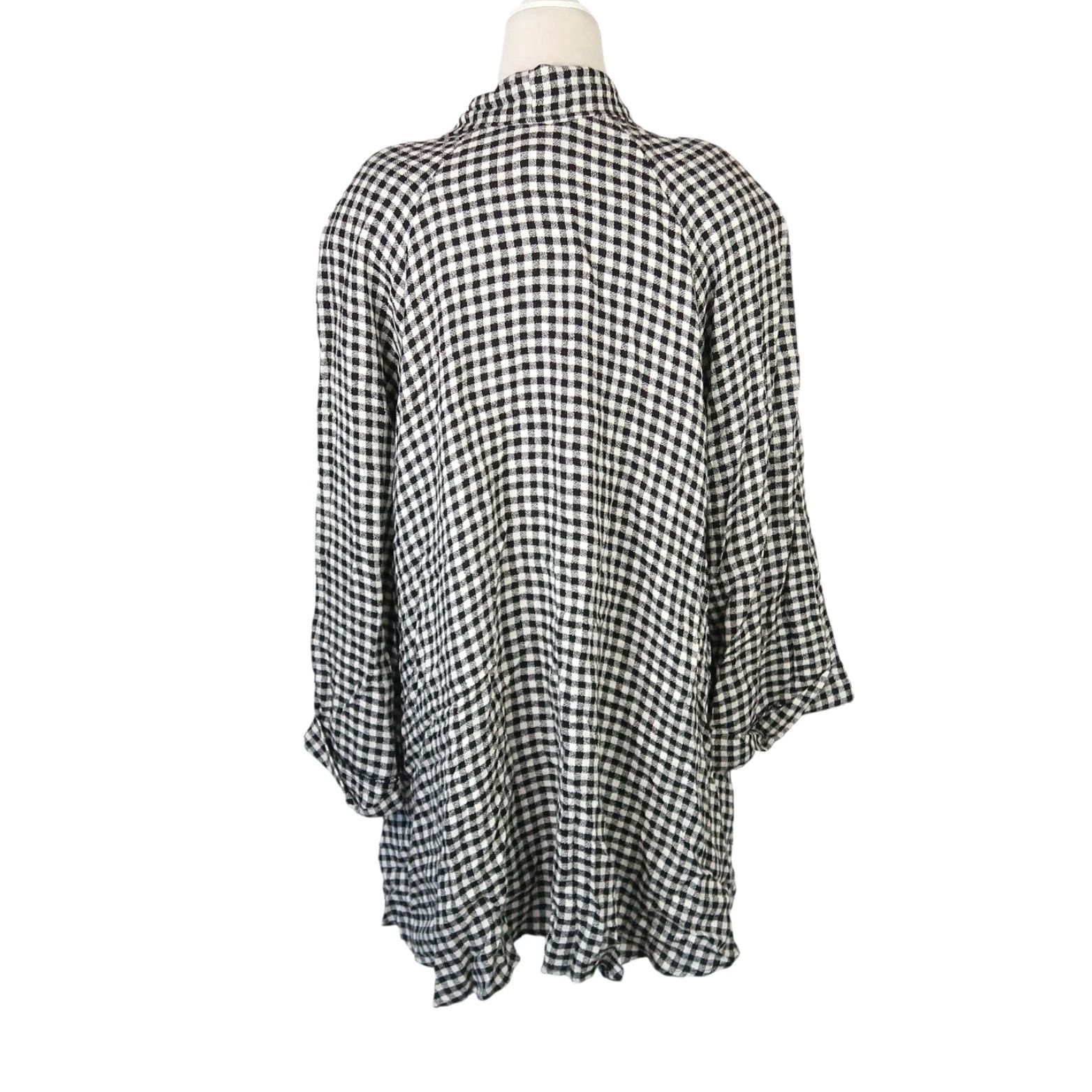 Vintage VINTAGE Rampage Blazer Jacket Check Gingham Swing Cotton 9 Women Mens Womens 90s 80s Casual Workwear Size M / US 6-8 / IT 42-44 - 4 Thumbnail