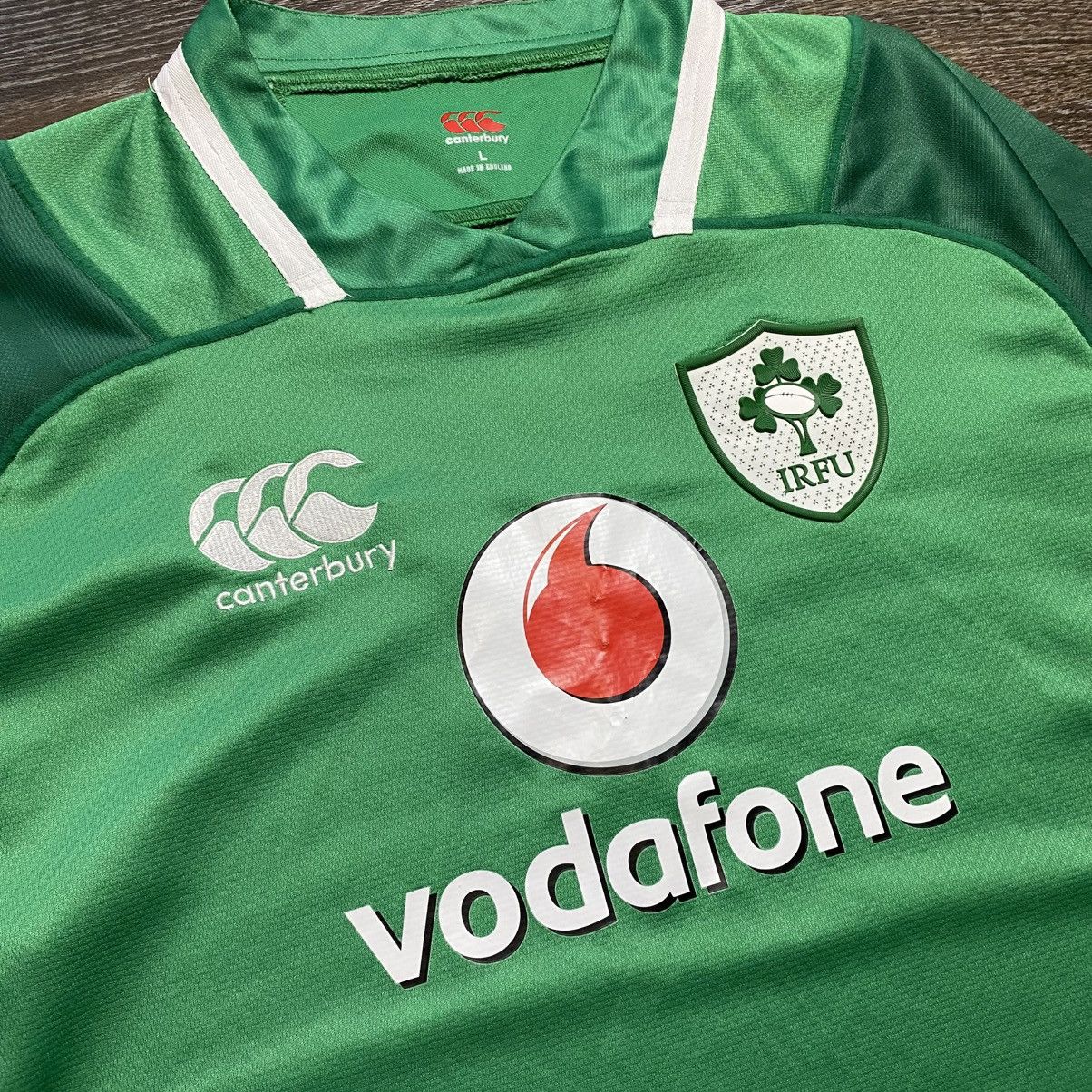 Vintage Canterburry Ireland Rugby Jersey IRFU Size L T shirt Size US L / EU 52-54 / 3 - 3 Thumbnail