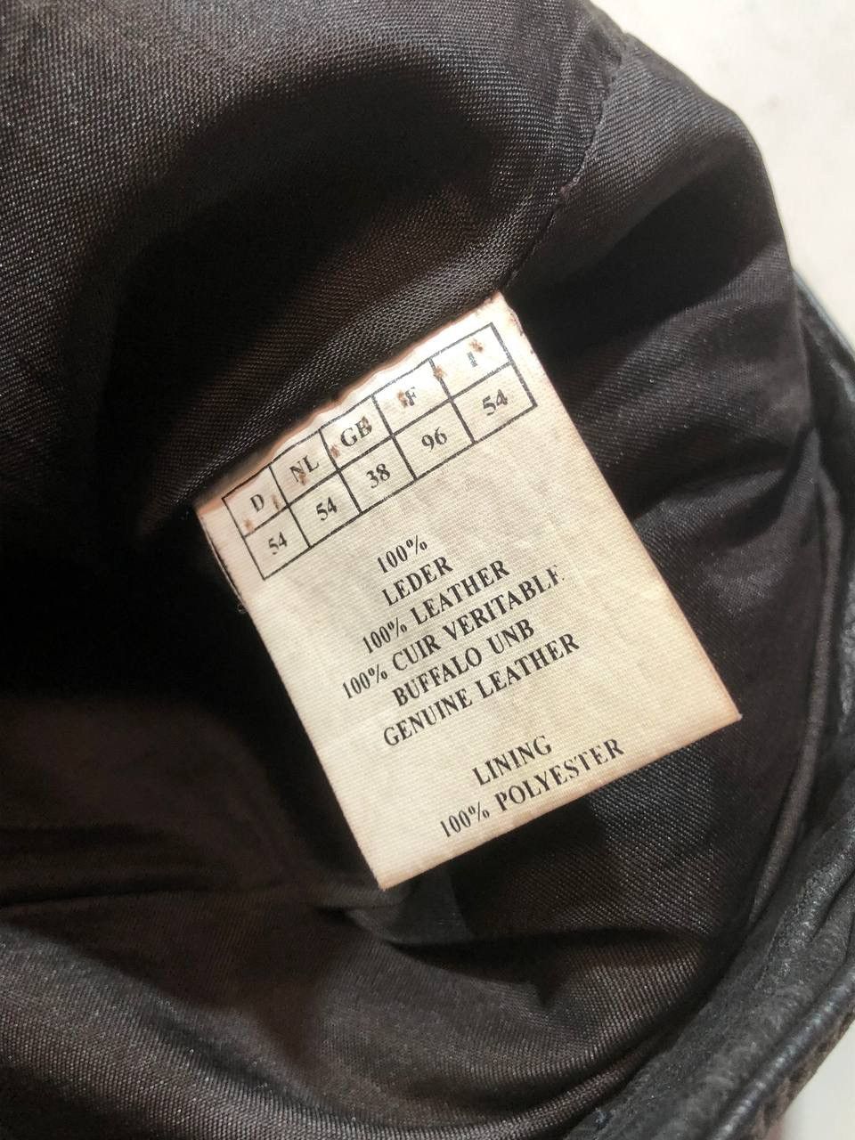 Vintage John F Gee. Vintage Rare Moto Biker Leather Pants Size US 34 / EU 50 - 11 Thumbnail