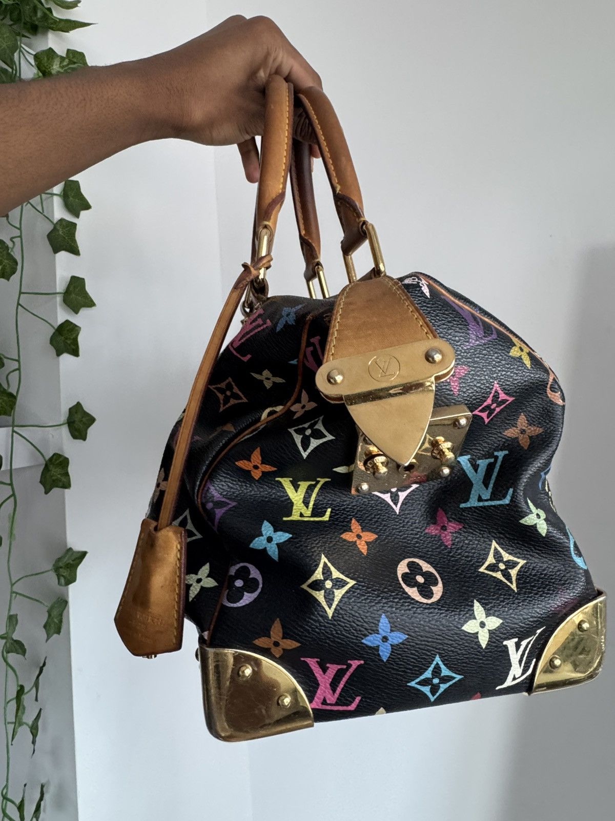 Louis Vuitton × Takashi Murakami Louis Vuitton x Murakami Vintage Leather Speedy Bag Size ONE SIZE - 2 Thumbnail
