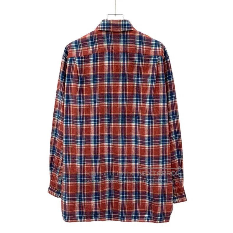 Acne Studios Acne Studios Red Plaid Smile Embroidered Cotton Lapel Sing Size US XXS / EU 40 - 2 Thumbnail