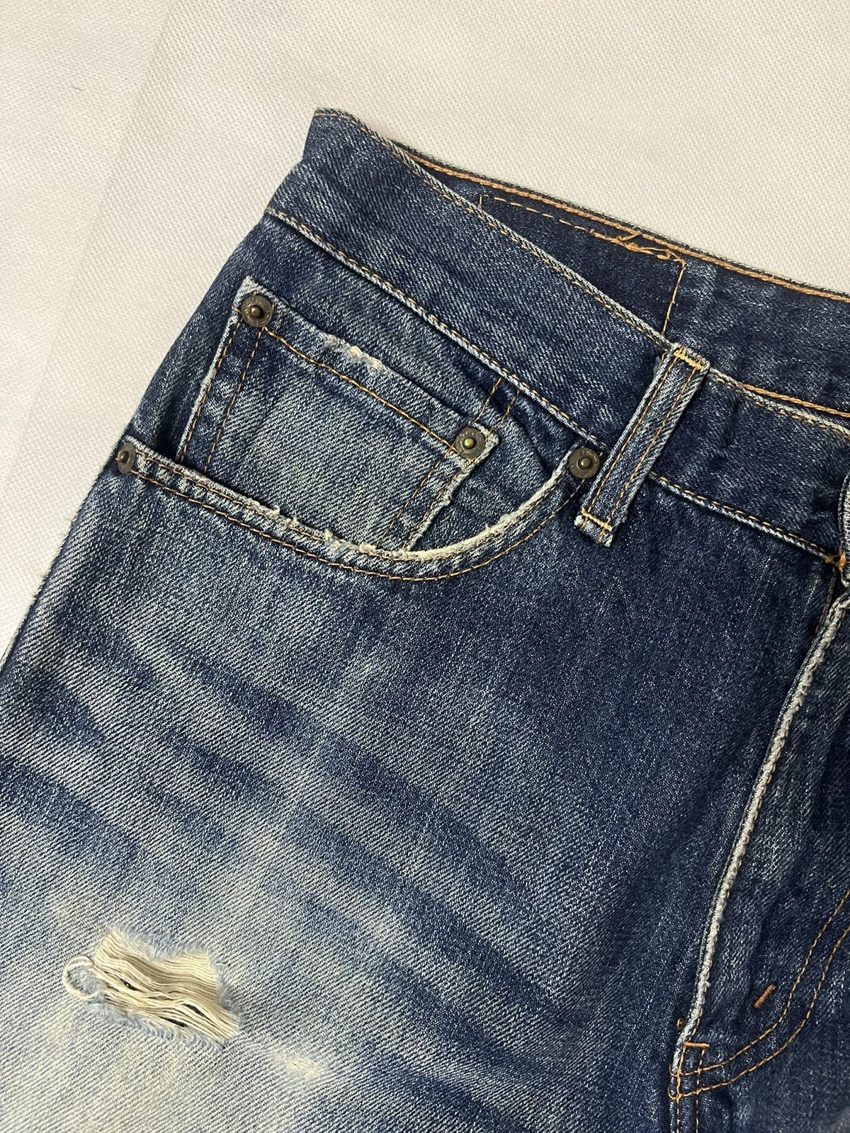 Levi's Vintage Levis 542 Distressed Denim Size US 32 / EU 48 - 9 Thumbnail