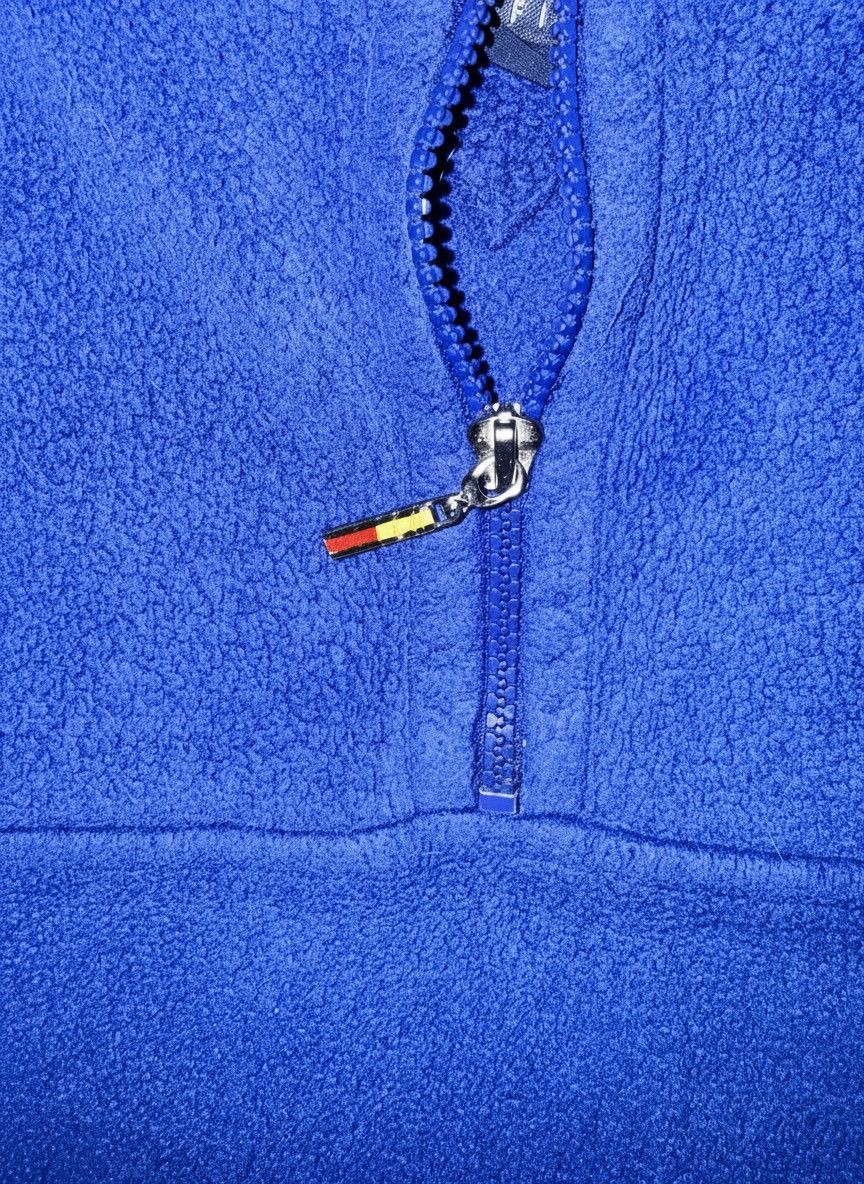 Tommy Hilfiger Y2K Tommy Hilfiger Blue Embroidered 1/4 Zip Pullover Fleece Size US L / EU 52-54 / 3 - 5 Thumbnail