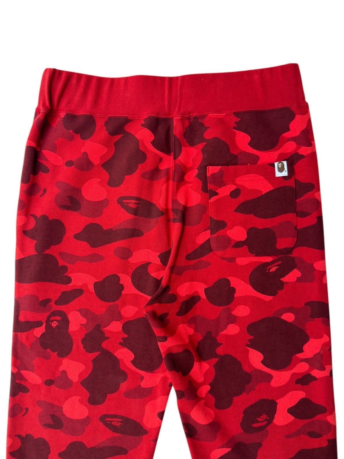 Bape BAPE Red Camo Tiger Shark Sweatpants Size US 34 / EU 50 - 6 Thumbnail