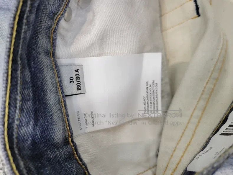Our Legacy Our Legacy Digital Print Blue Jeans Size US 30 / EU 46 - 6 Thumbnail