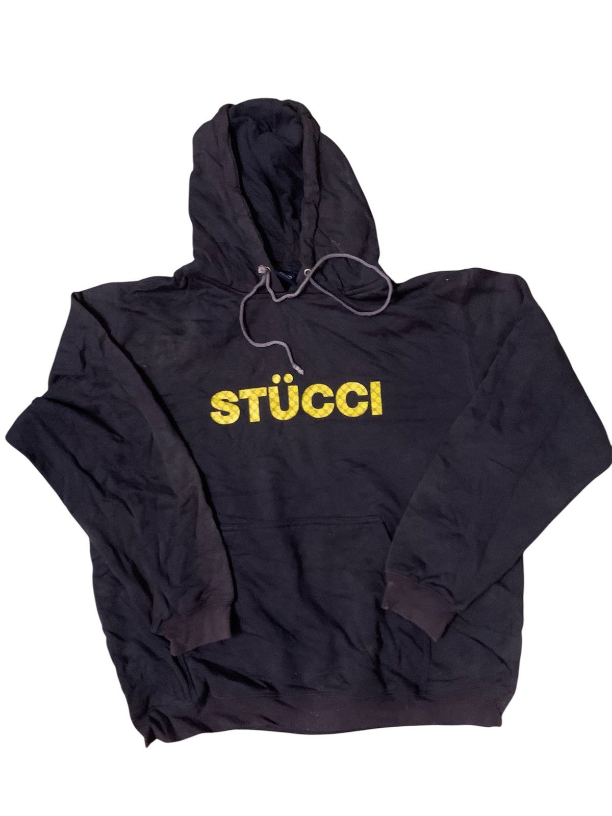 OLD STUSSY HOODIE MADE IN USA 『STUCCI』 Stucci Hoodie | Grailed