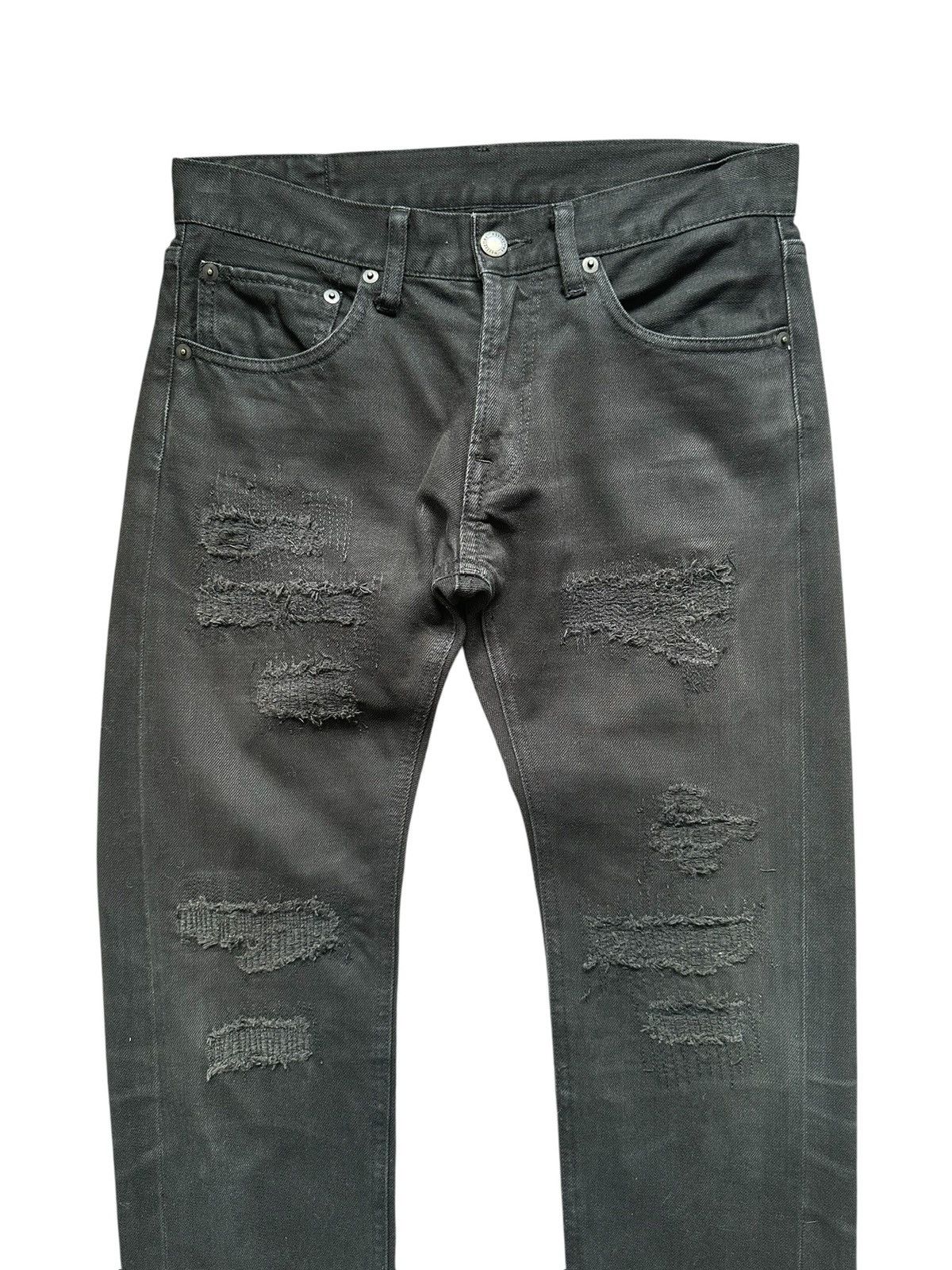 monkey time 00's Monkey time j-rock boro denim jeans Size US 29 - 1 Thumbnail