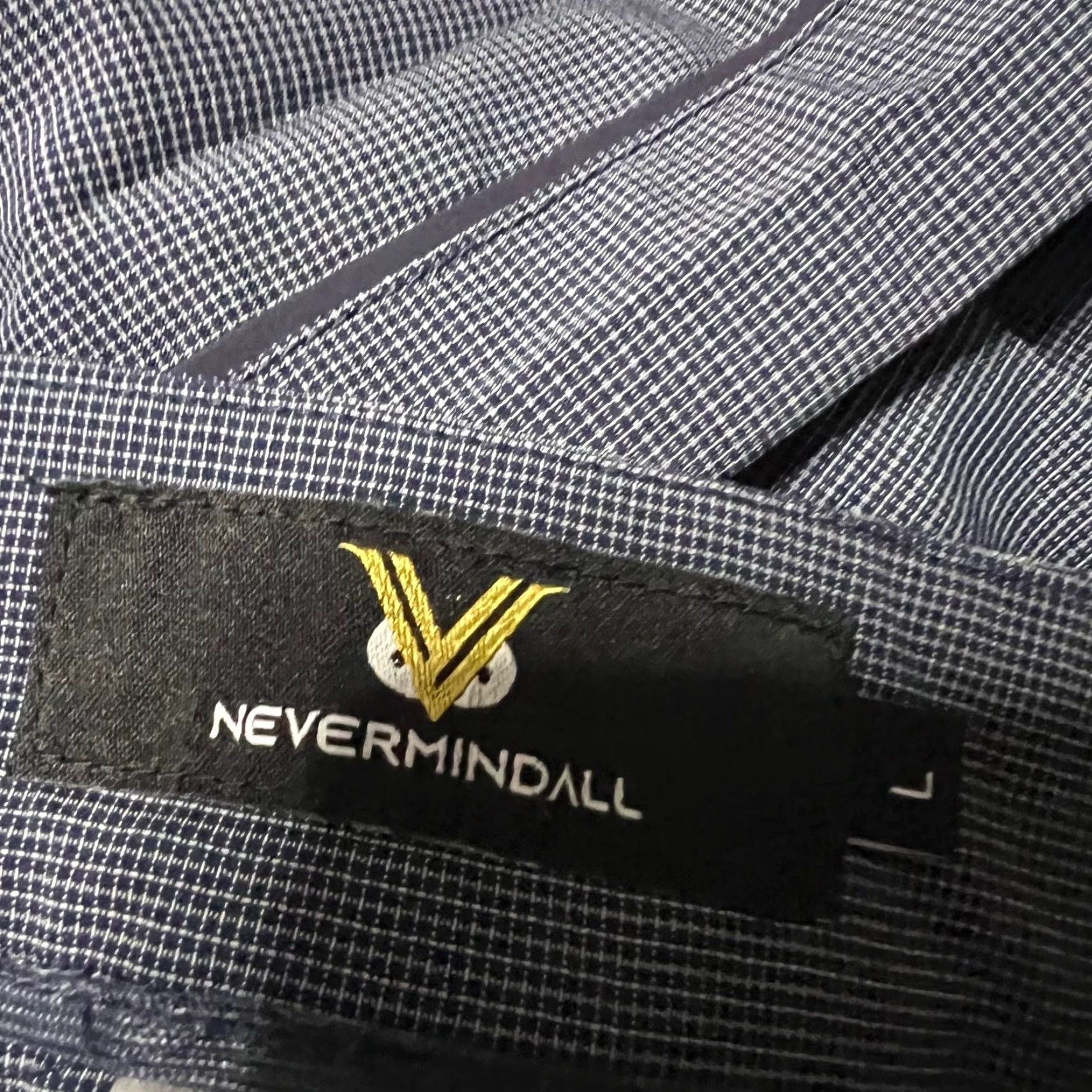 Vintage **Nevermindall Mens Blue Large Golf Performance Check Chino Pants** User: Nevermindall Mens Blue Large Golf Performance Check Chino Pants Size US 33 - 7 Thumbnail