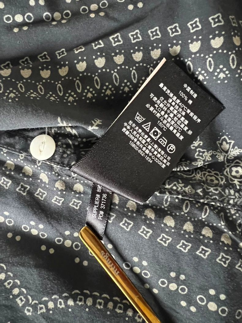 RRL Ralph Lauren RRL Ralph Lauren Black Cashew Blossom Western Shirt Size US S / EU 44-46 / 1 - 4 Thumbnail