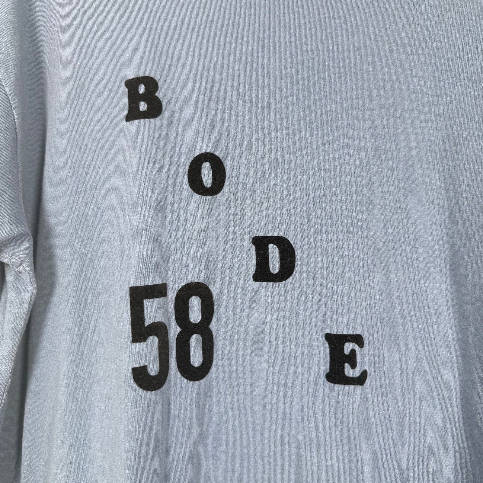 Bode Bode Spell-Out Logo T-Shirt Size XL Size US XL / EU 56 / 4 - 2 Thumbnail