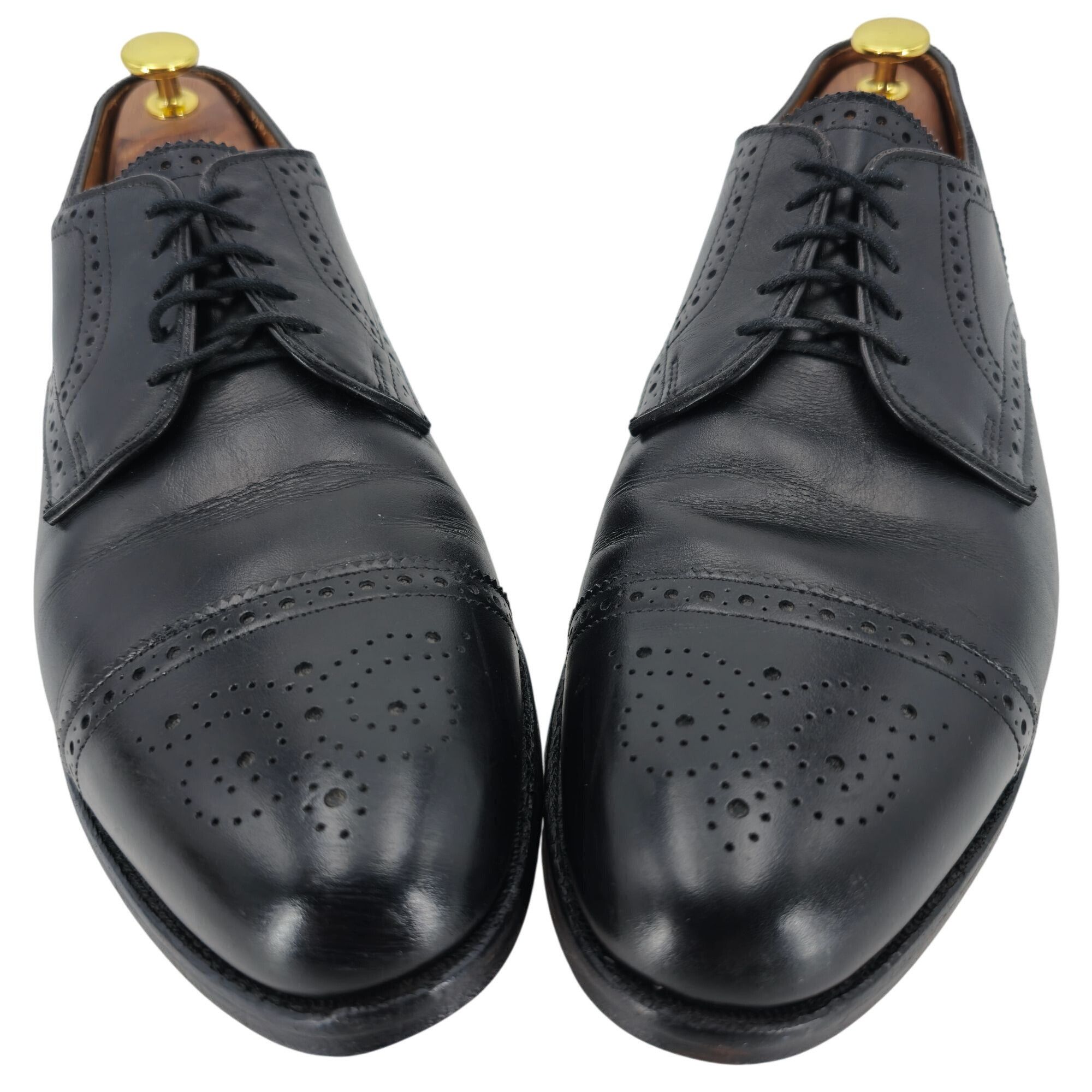 Allen Edmonds Vintage Allen Edmonds Dress Shoes Men's 10.5D Black Leather Size US 10.5 / EU 43-44 - 9 Thumbnail